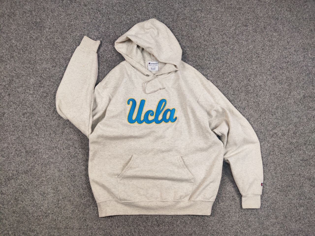 Champion Vintage Champion x Ucla Logo Classic Oversize Gray Hoodie Size US L / EU 52-54 / 3 - 15 Thumbnail