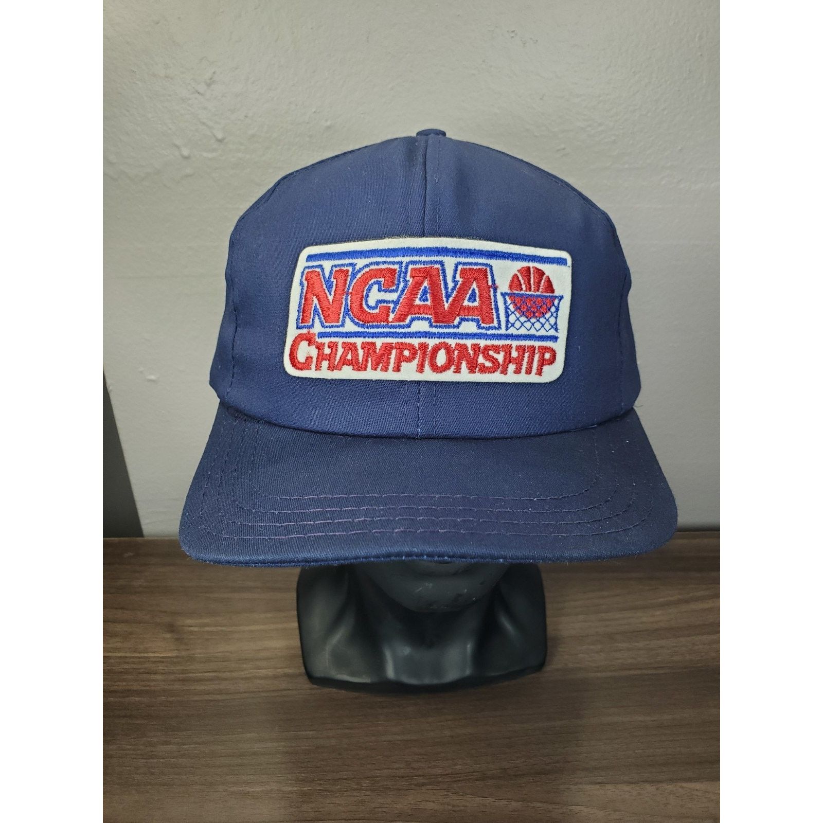 NCAA × Vintage NCAA Basketball Championship Hat Snapback Cap USA AJD Brand Size ONE SIZE - 2 Thumbnail