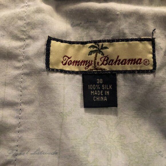 Tommy Bahama tommy Bahama men's navy 100%silk casual pants size: 38/30 Size US 38 / EU 54 - 4 Thumbnail