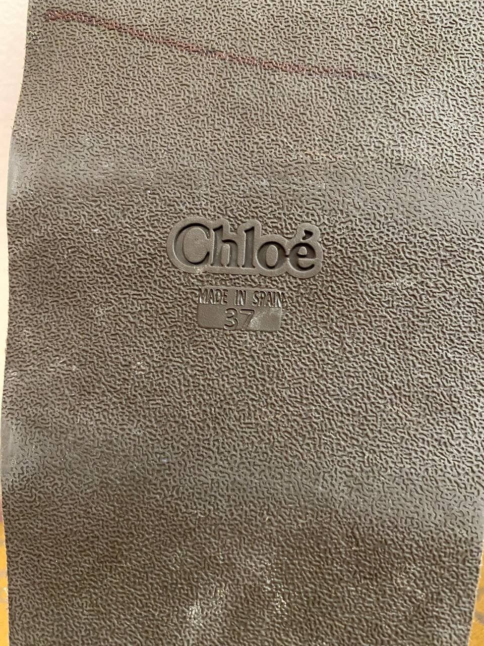 Chloe × See by Chloe $725 Chloe Wavy Knit Genuine Shearling Lined Slide Sandals Size US 7 / IT 37 - 11 Thumbnail