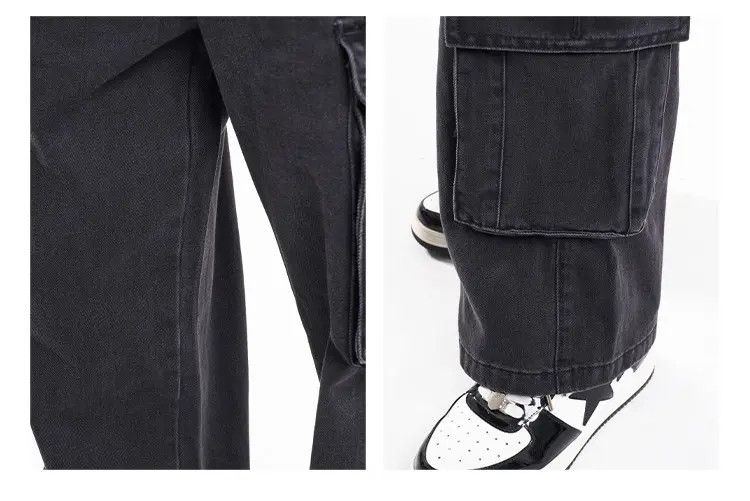 Japanese Brand × Jean Baggy Gray Cargo Denim Jeans Size US 30 / EU 46 - 7 Thumbnail