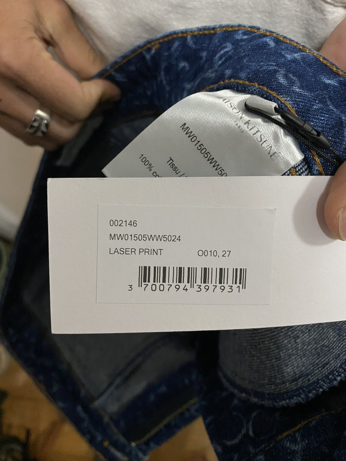 Maison Kitsune Maison Kitsuné Denim Mini Skirt Size 27" / US 4 / IT 40 - 9 Thumbnail