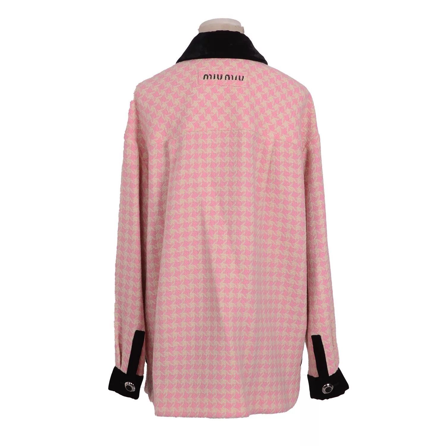 Miu Miu MIU MIU Women's Color-Blocked Logo Jacket Size XS / US 0-2 / IT 36-38 - 3 Thumbnail