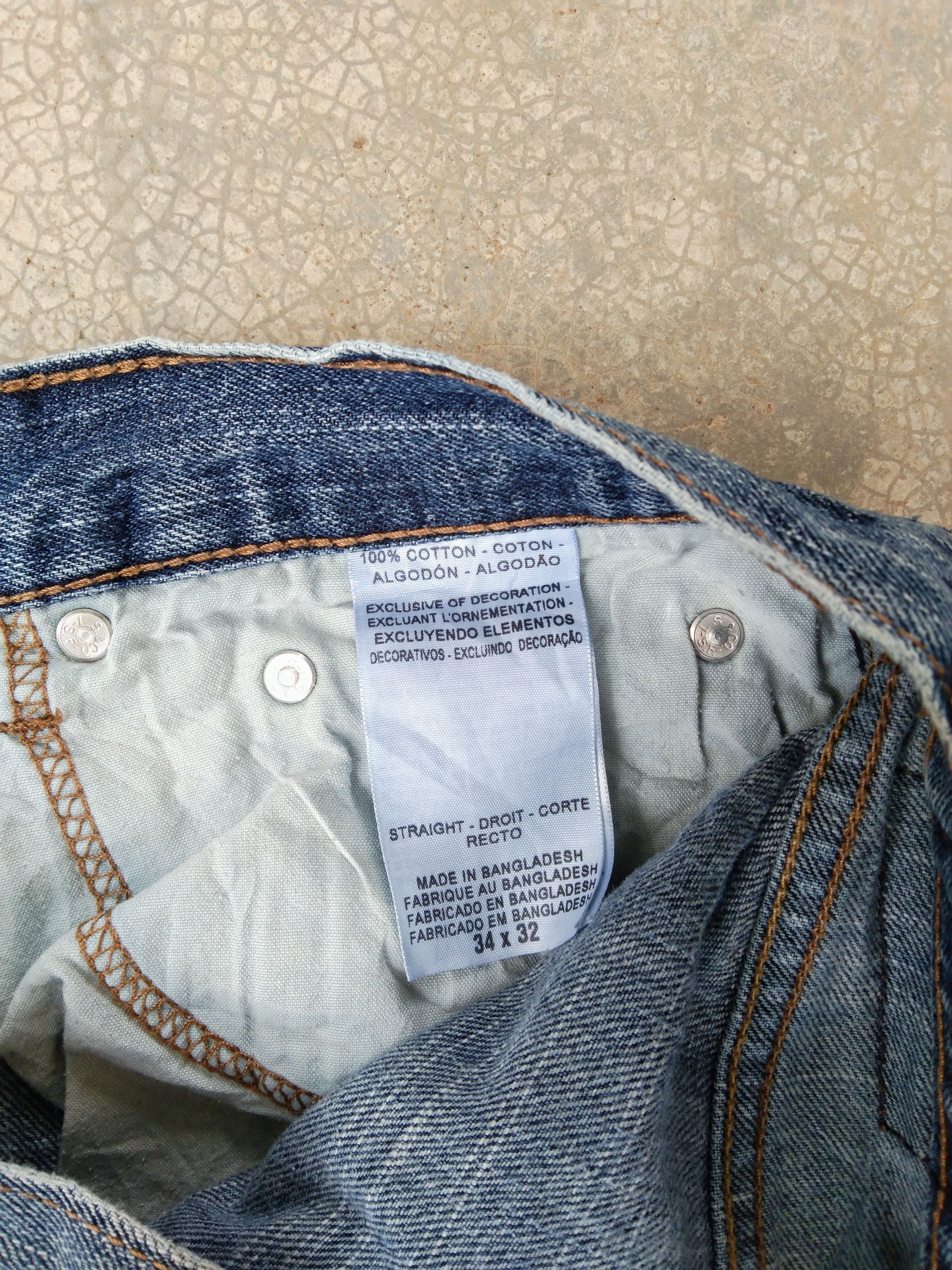 Levi's Vintage Levi's Signature Straight Leg Distressed Jeans 34x30 Size US 34 / EU 50 - 7 Thumbnail