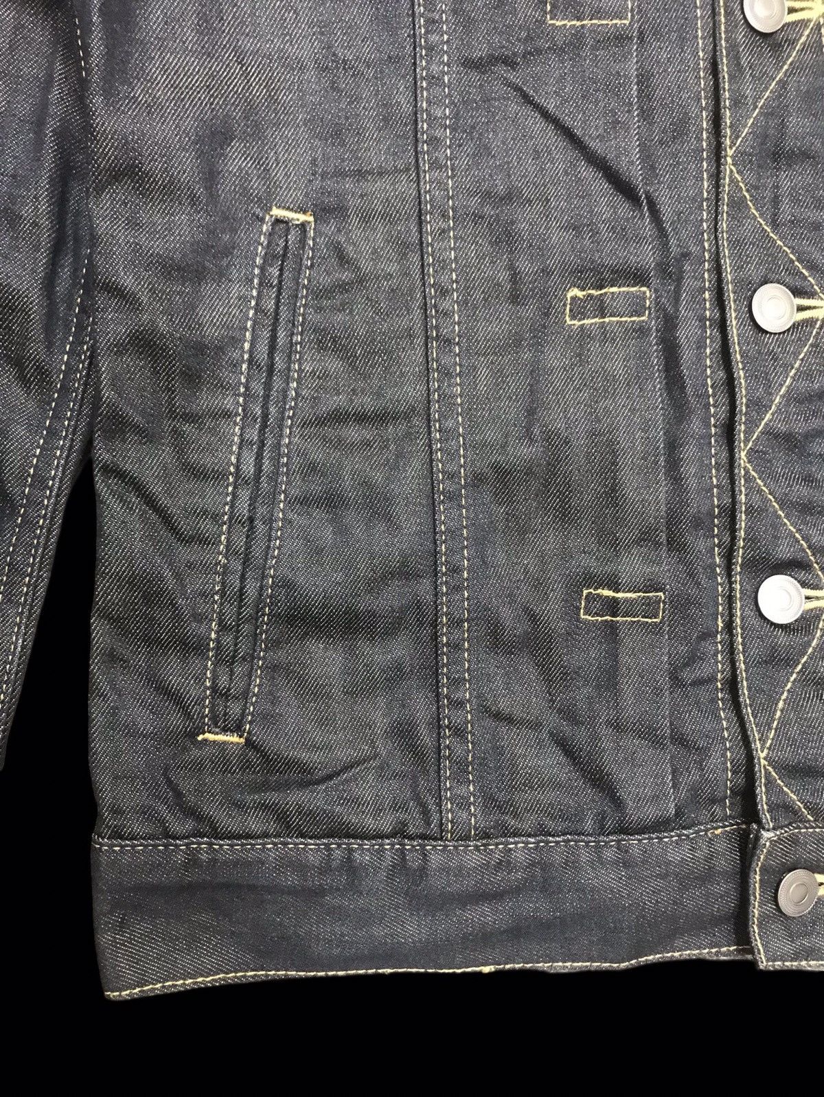 Japanese Brand 💥ARCHIVAL💥EDIFICE MUDWASH DENIM TRUCKER F201 Size US XS / EU 42 / 0 - 10 Thumbnail