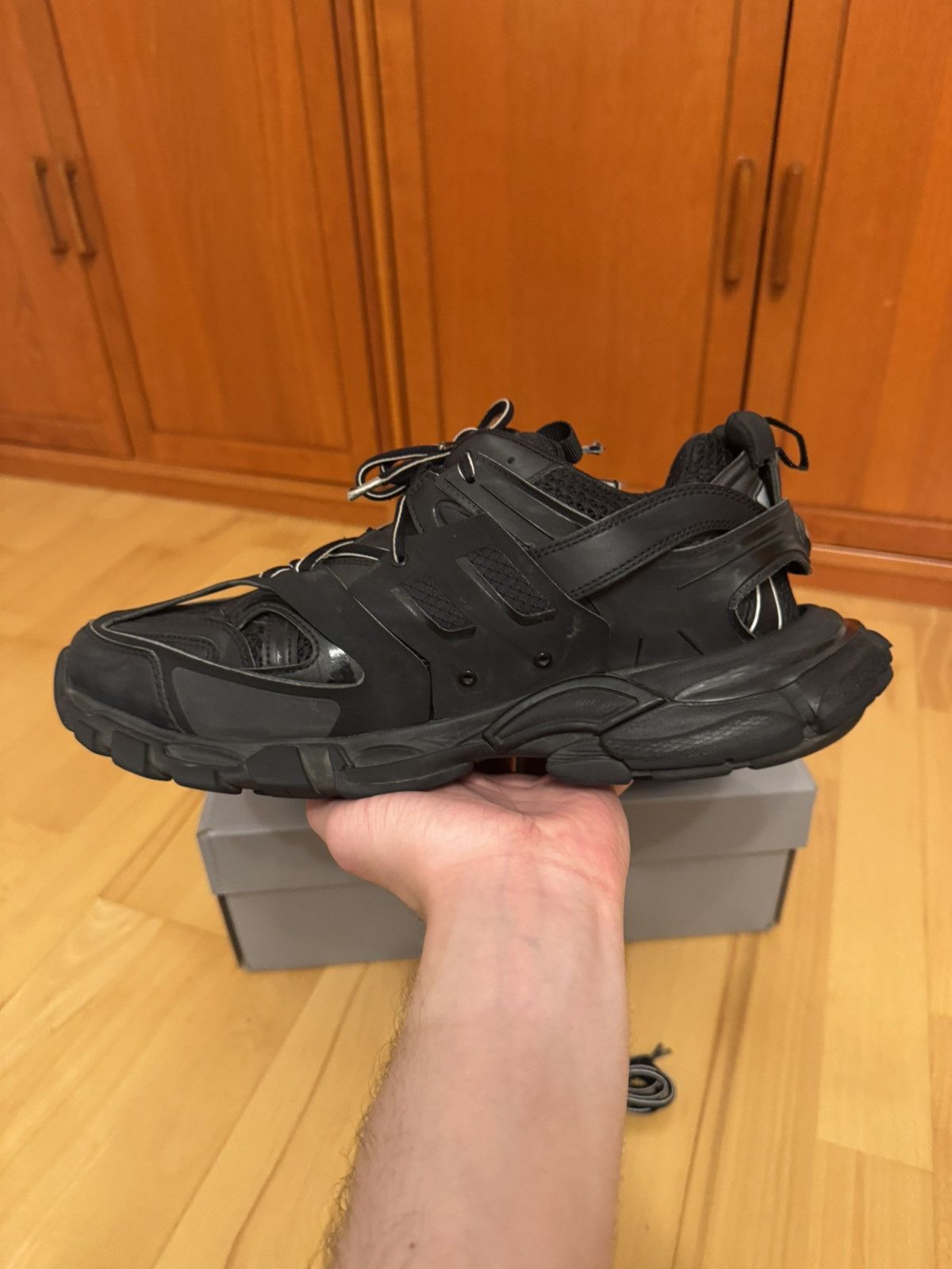 Balenciaga Balenciaga Track Triple Black Size US 11 / EU 44 - 5 Thumbnail