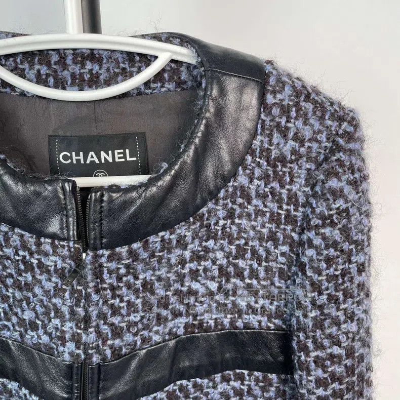 Chanel Chanel Greek series tweed zipper jacket Size XXS / US 00 / IT 34 - 4 Thumbnail