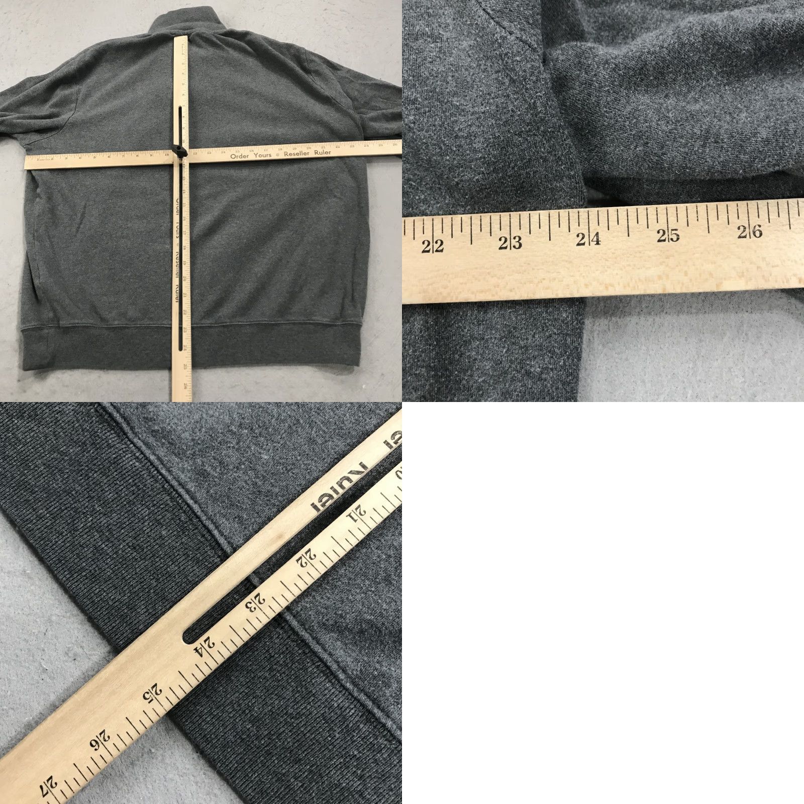 Polo Ralph Lauren Polo Ralph Lauren Pinehurst Golf Sweater Mens Large Gray 1/4 Zip Logo Knit Mock Neck Pullover Country of Origin China Size US L / EU 52-54 / 3 - 8 Thumbnail
