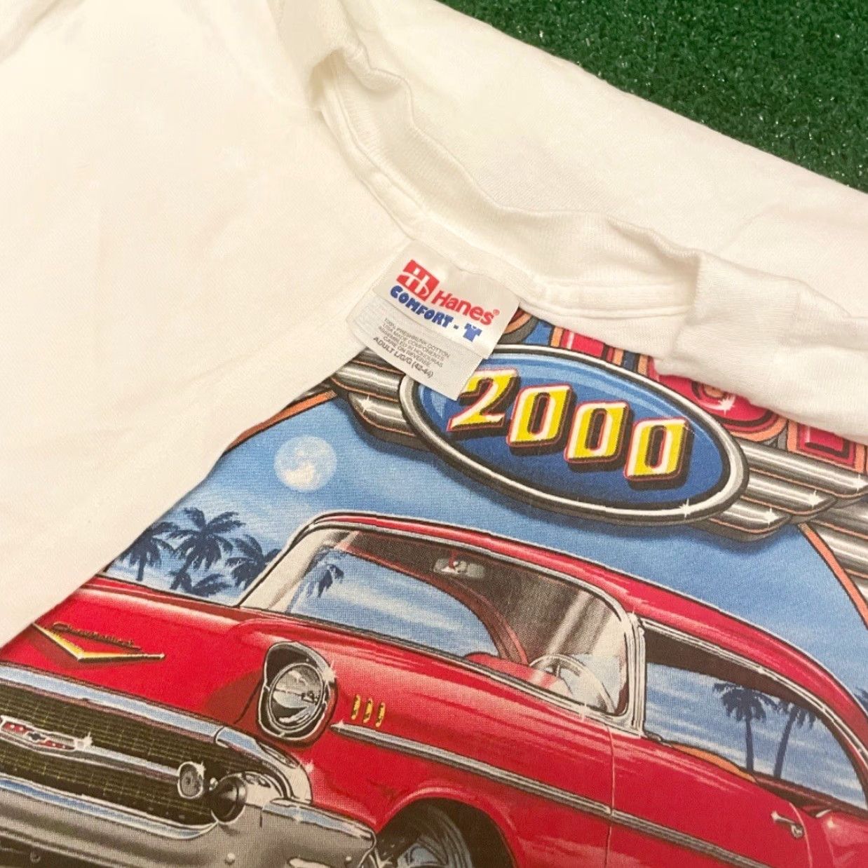 Vintage VINTAGE 90s Y2K Daytona Beach Turkey Rod Run Hot Rod 2000 VTG Shirt Mens Size L White Cars USA Florida Mens Shirt Size US L / EU 52-54 / 3 - 2 Thumbnail