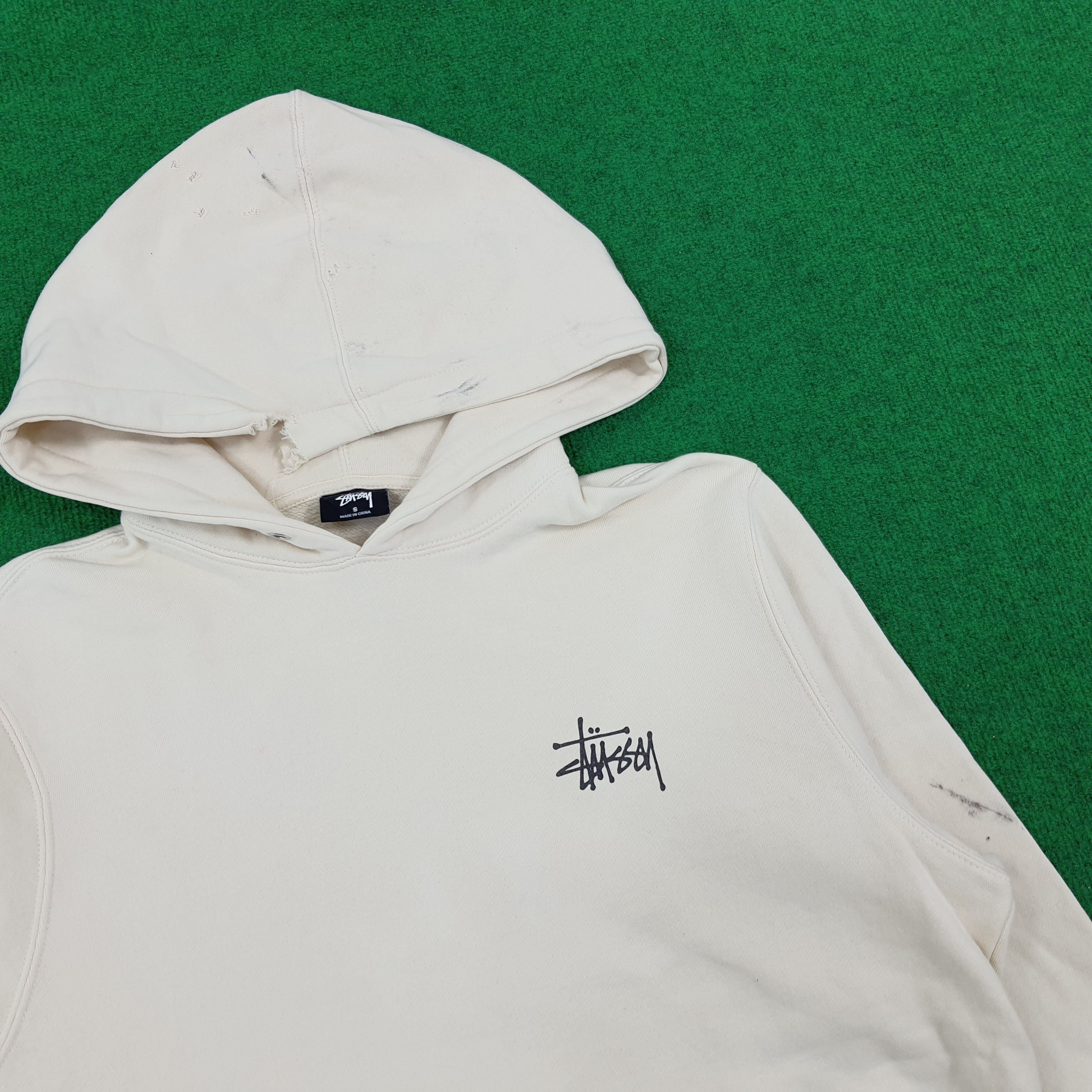 Stussy × Vintage Vintage Stussy Skate Streetwear Distressed Hoodie Size US M / EU 48-50 / 2 - 4 Thumbnail