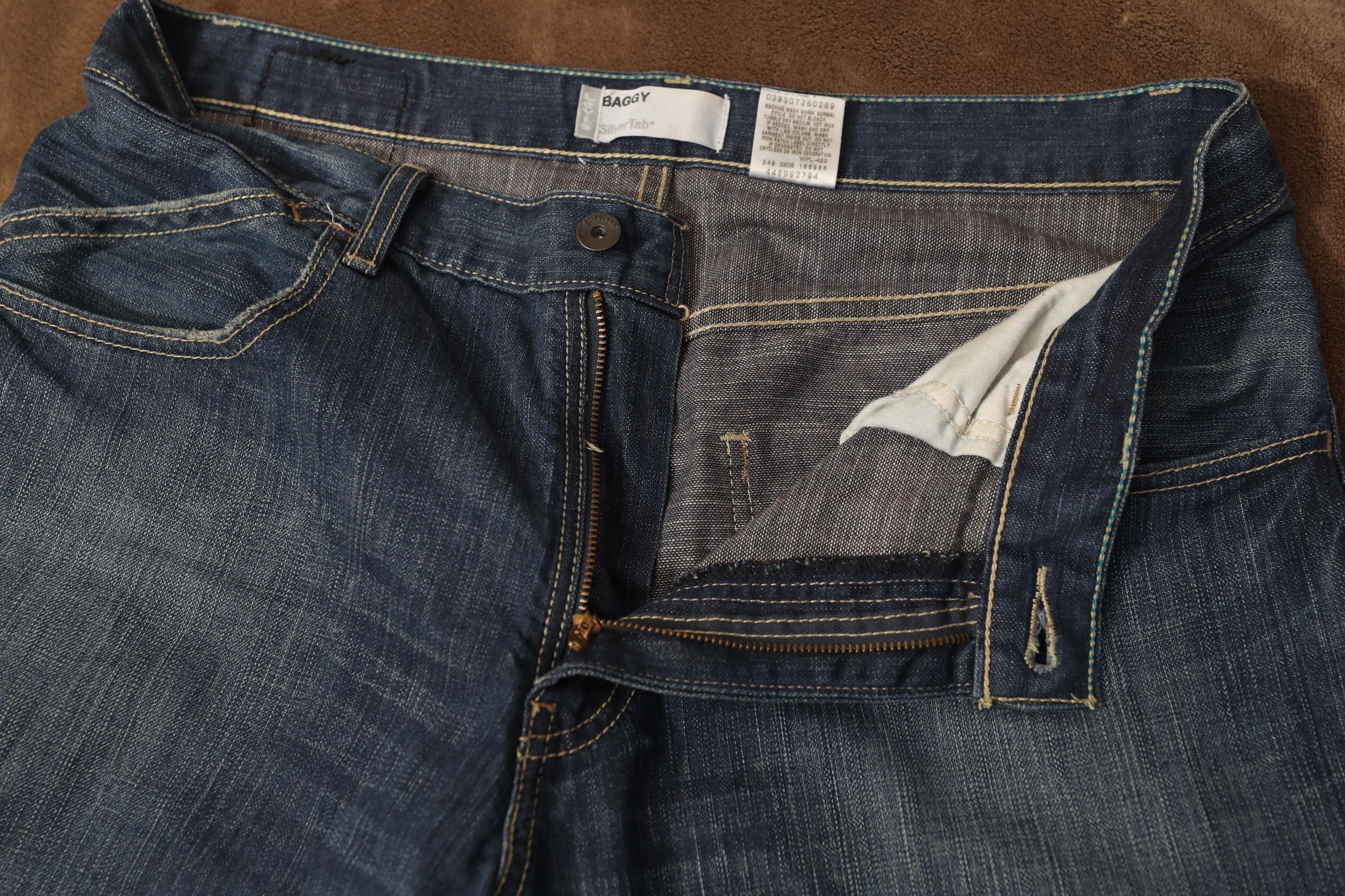 Levi's Levis Silvertab Baggy Jeans (33X30) Size US 32 / EU 48 - 13 Thumbnail