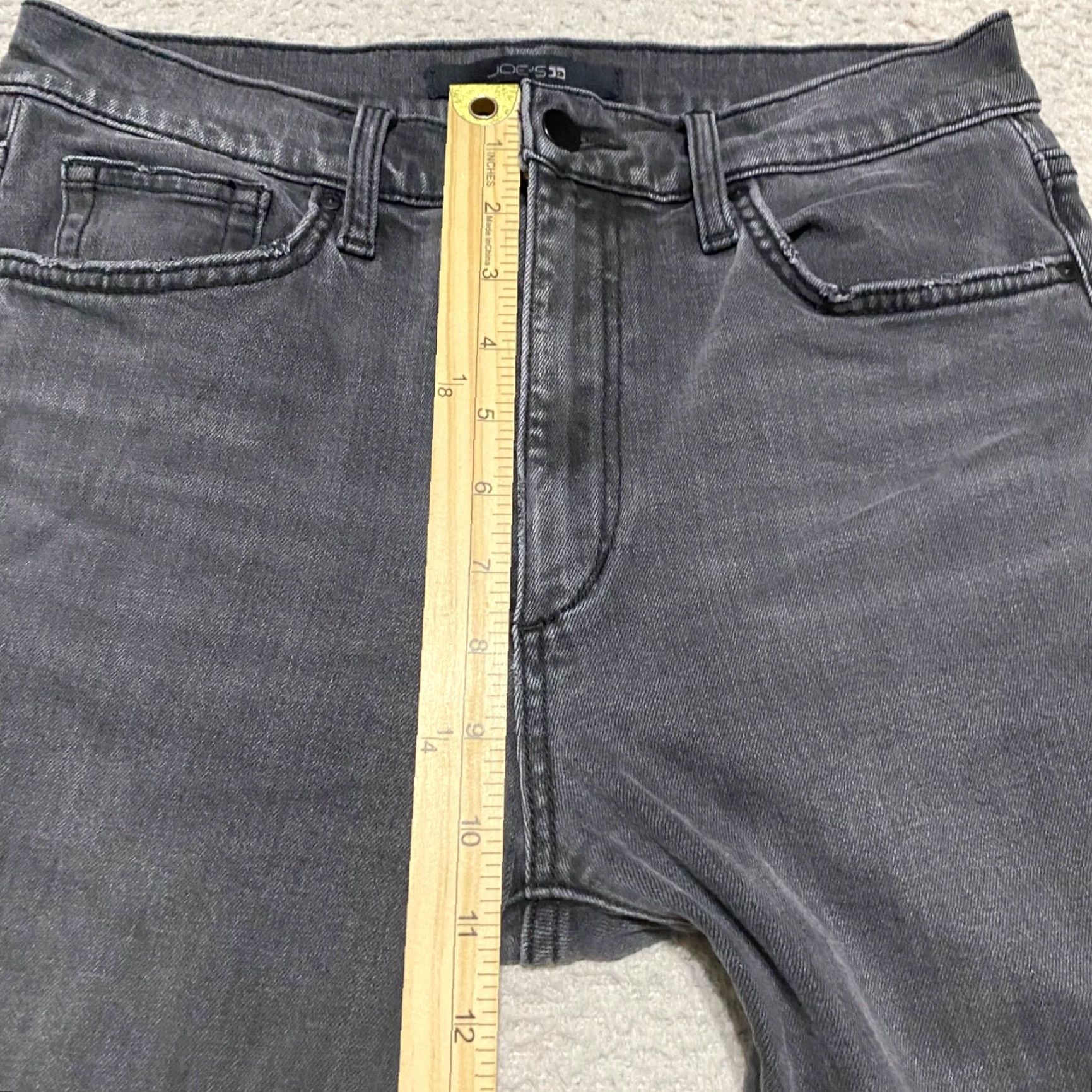 Vintage Joes Jeans Mens Jeans 28 Gray Denim Mid Rise Slim Straight 5-Pocket Design Shirt? Size US 28 / EU 44 - 4 Thumbnail