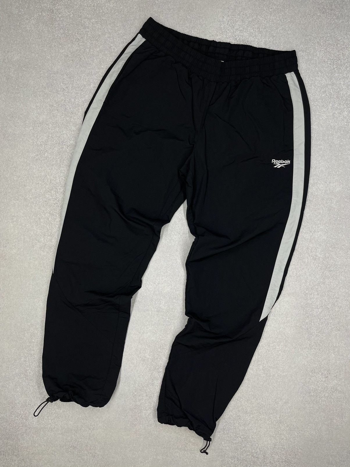 Reebok Mens Reebok Nylon Sweatpants Black Size US 34 / EU 50 - 1 Thumbnail