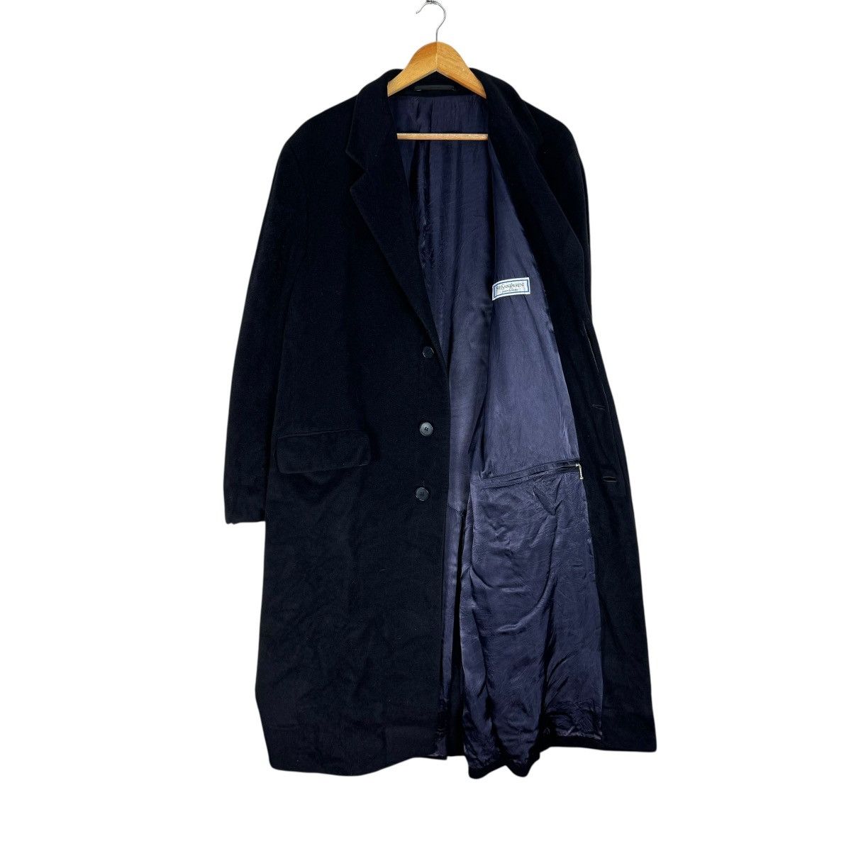 Yves Saint Laurent 🌟YSL YVES SAINT LAURENT CASHMERE LONG COAT JACKET Size US M / EU 48-50 / 2 - 6 Thumbnail