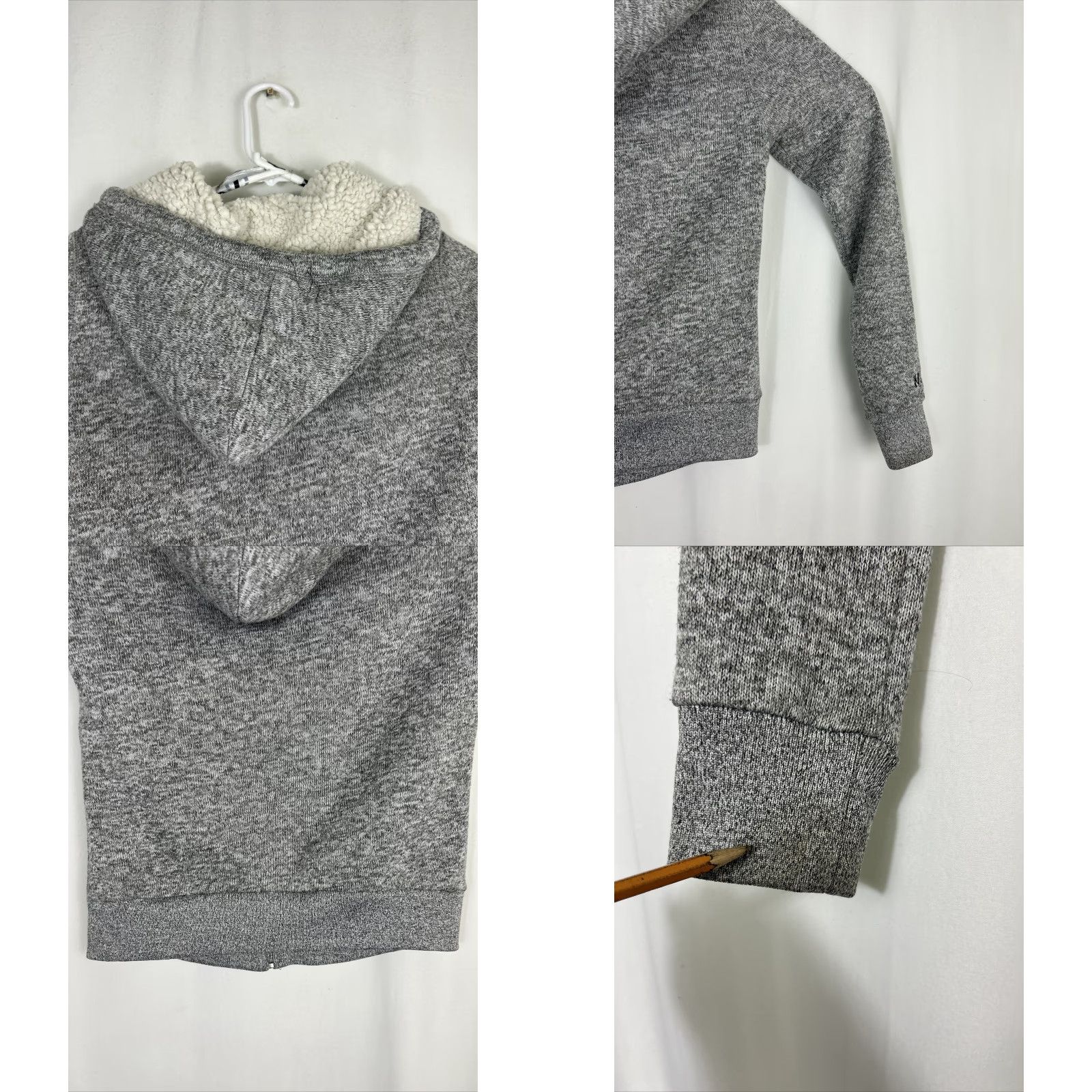 Abercrombie & Fitch Women\'s Gray Mid-Length Full Zip Jacket User: Abercrombie & Fitch Women\'s Gray Mid-Length Full Zip Jacket