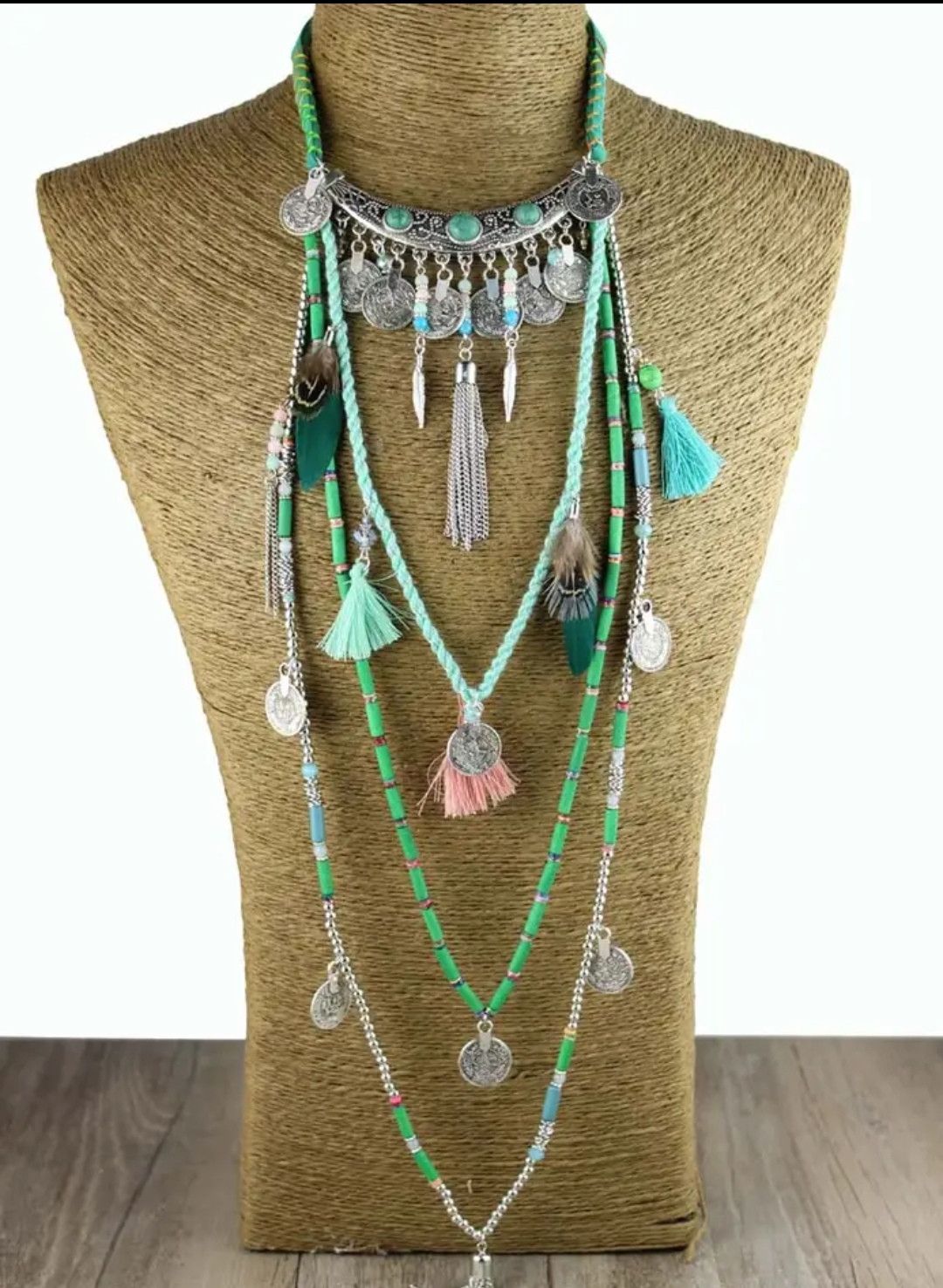 Jewelry Gypsy Vintage Long Necklace Size ONE SIZE - 2 Thumbnail
