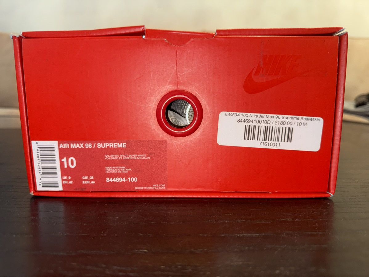 Supreme Nike Air Max 98 SUPREME Snakeskin Size 10 Size US 10 / EU 43 - 9 Thumbnail