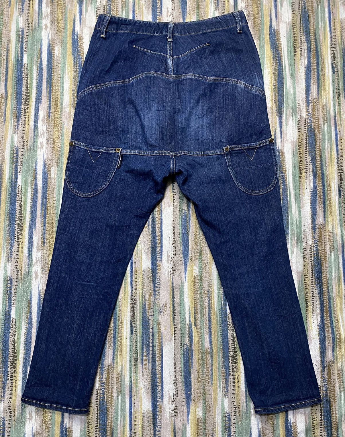 mercibeaucoup MERCIBEAUCOUP Jevous Enprie Stretch Crotch Denim Pants Size US 31 - 2 Thumbnail