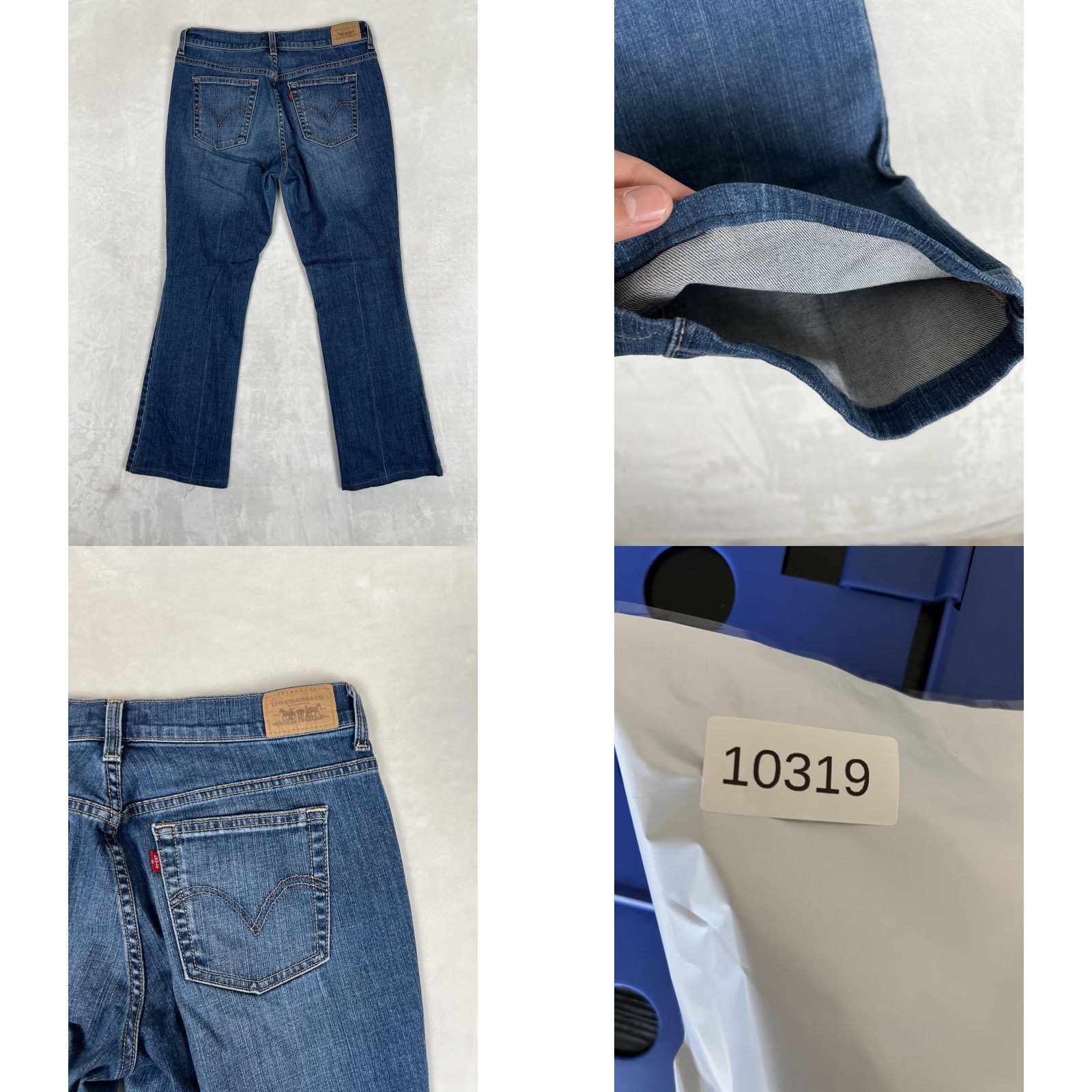 Levi's Levi's 515 Bootcut Jeans Women's 8 Blue Medium Wash Mid Rise Denim Altered Size 30" / US 8 / IT 44 - 8 Thumbnail