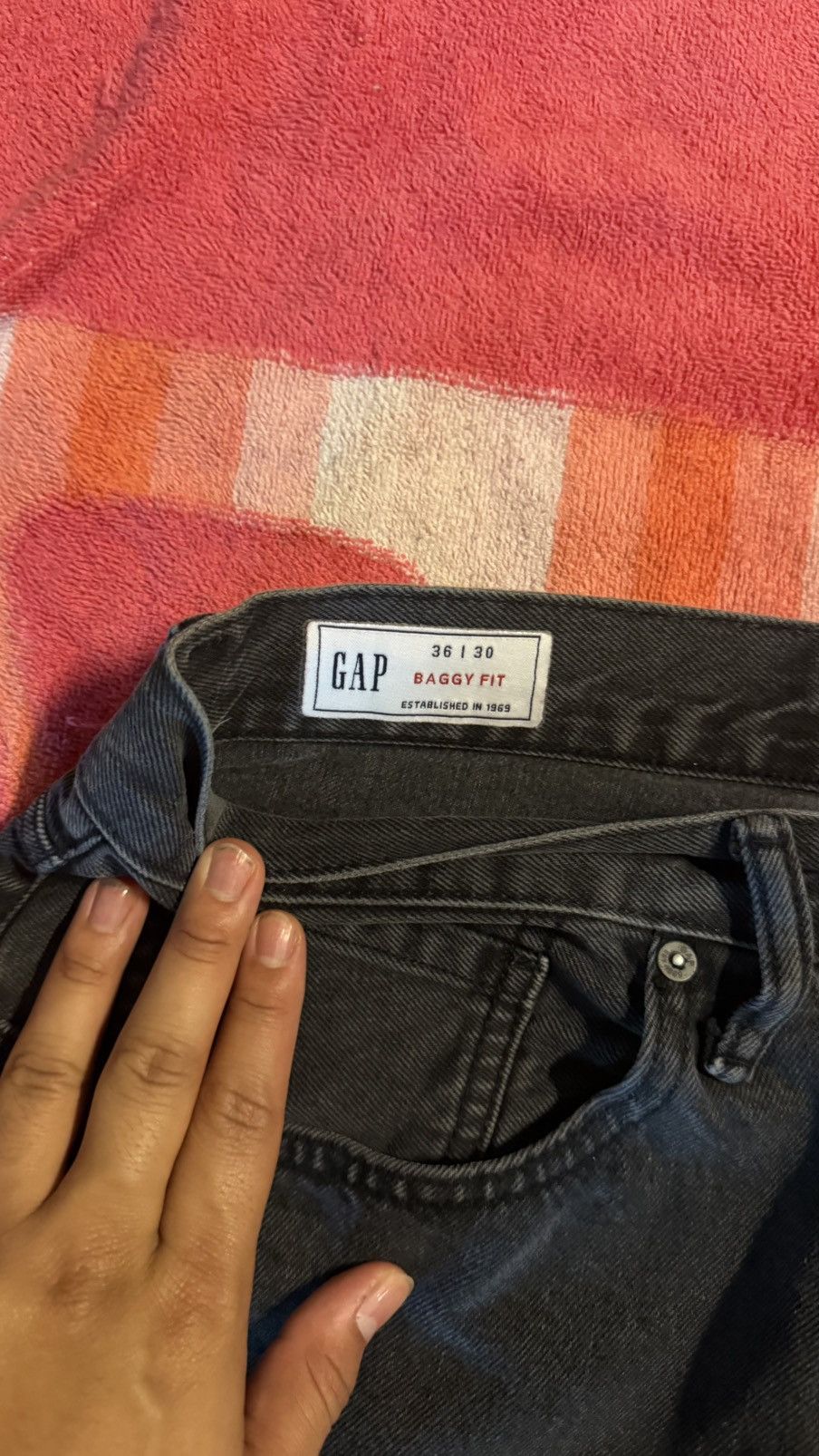 Japanese Brand × Vintage Black wide leg denim jeans Size US 36 / EU 52 - 4 Thumbnail