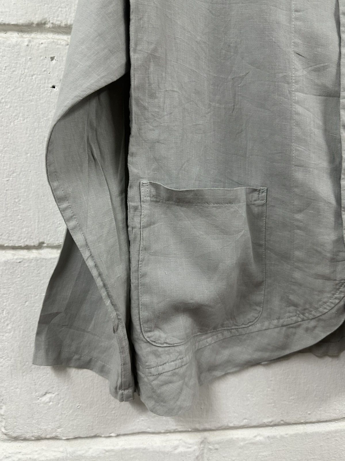 Issey Miyake Plantation By Issey Miyake Linen Pocket Button Up Size US M / EU 48-50 / 2 - 3 Thumbnail