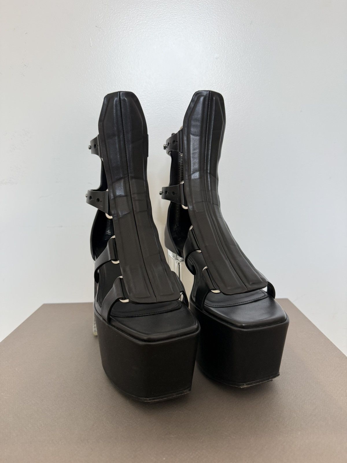 Rick Owens Rick Owens Spartan Platform Sandals Size US 7 / IT 37 - 1 Thumbnail