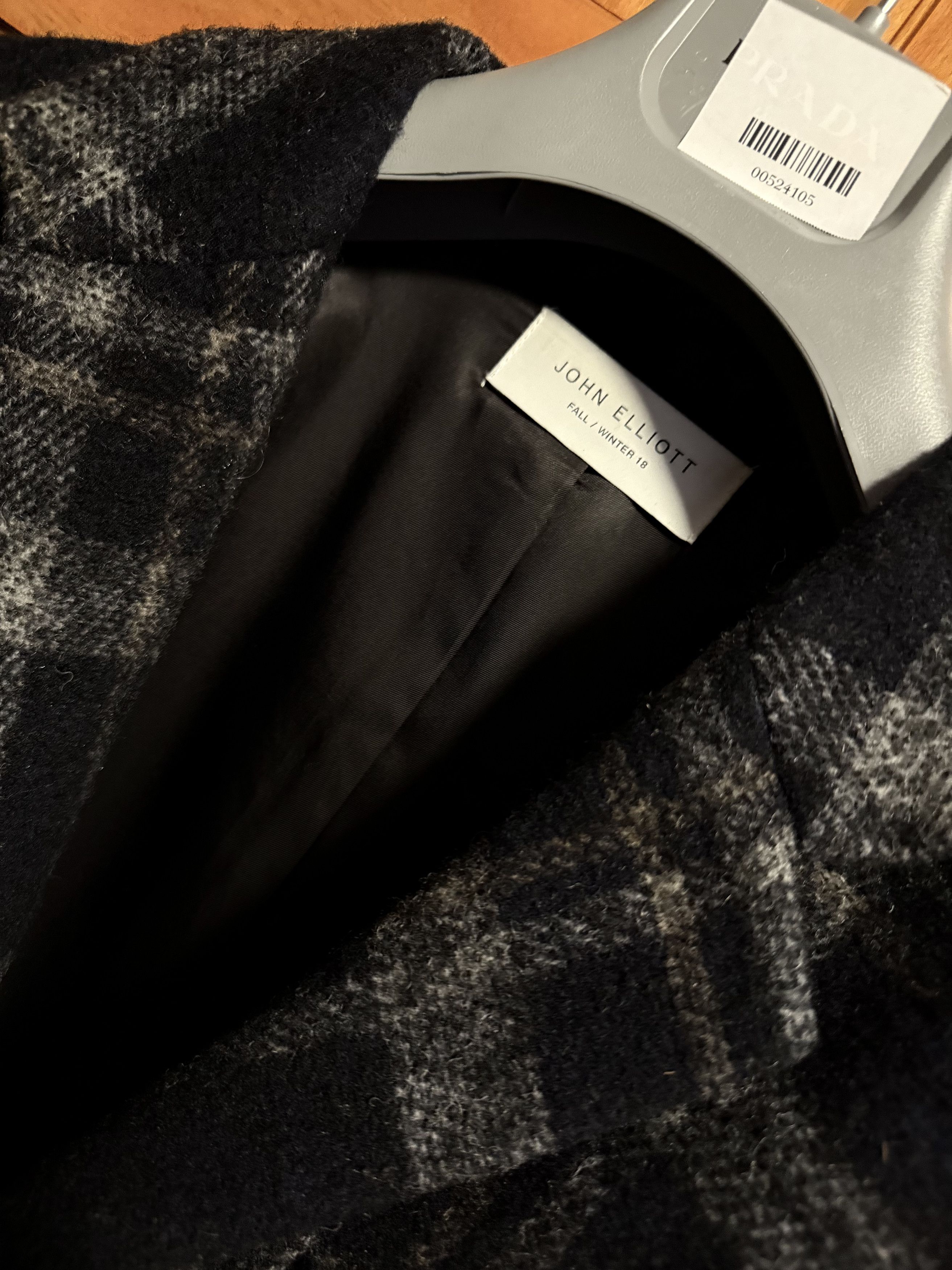 John Elliott John Elliott Navy and Back Plaid Scarlet Overcoat - 2 Size US M / EU 48-50 / 2 - 5 Thumbnail
