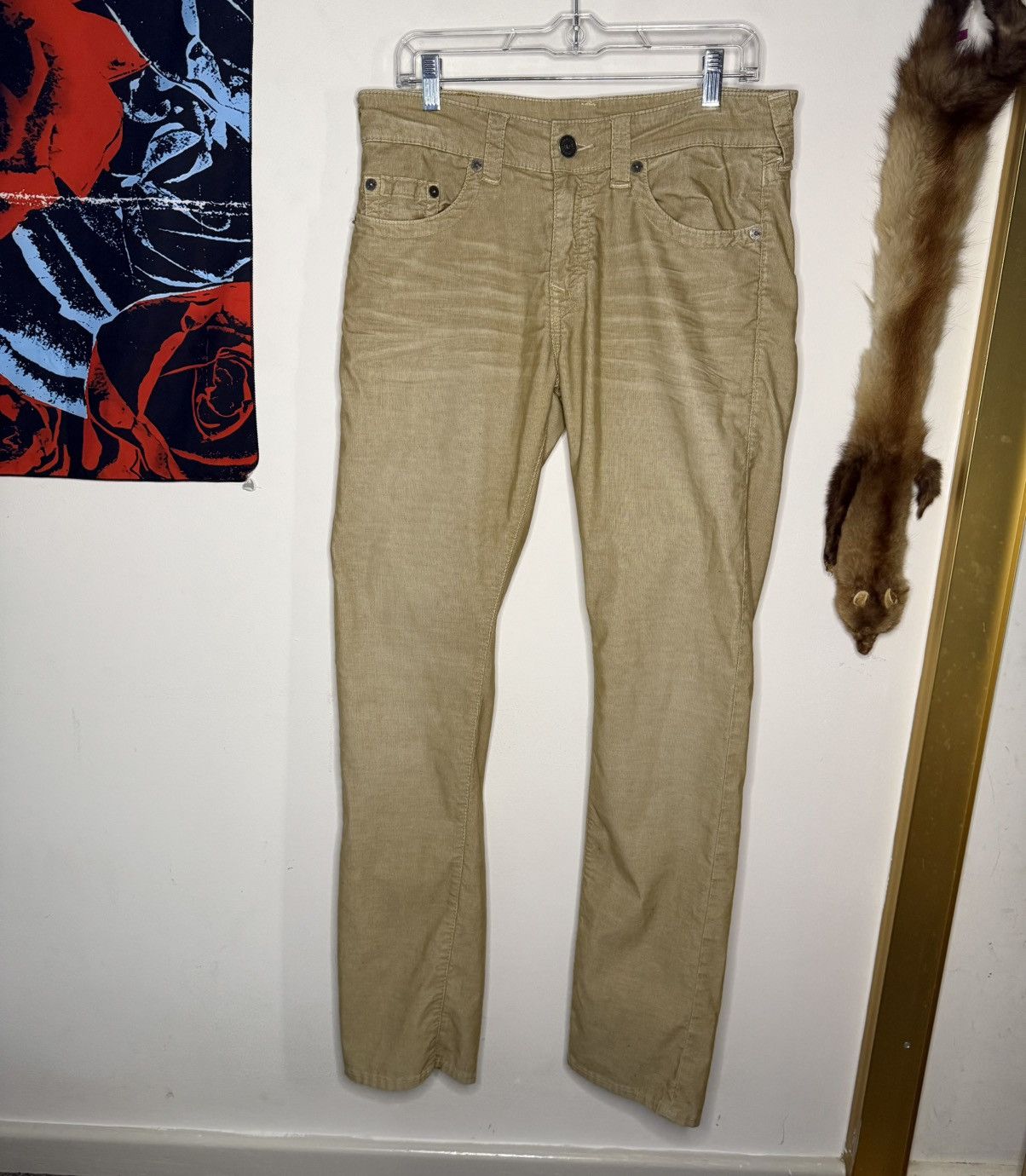 True Religion TRUE RELIGION Corduroy Pants Beige Size US 32 / EU 48 - 3 Thumbnail