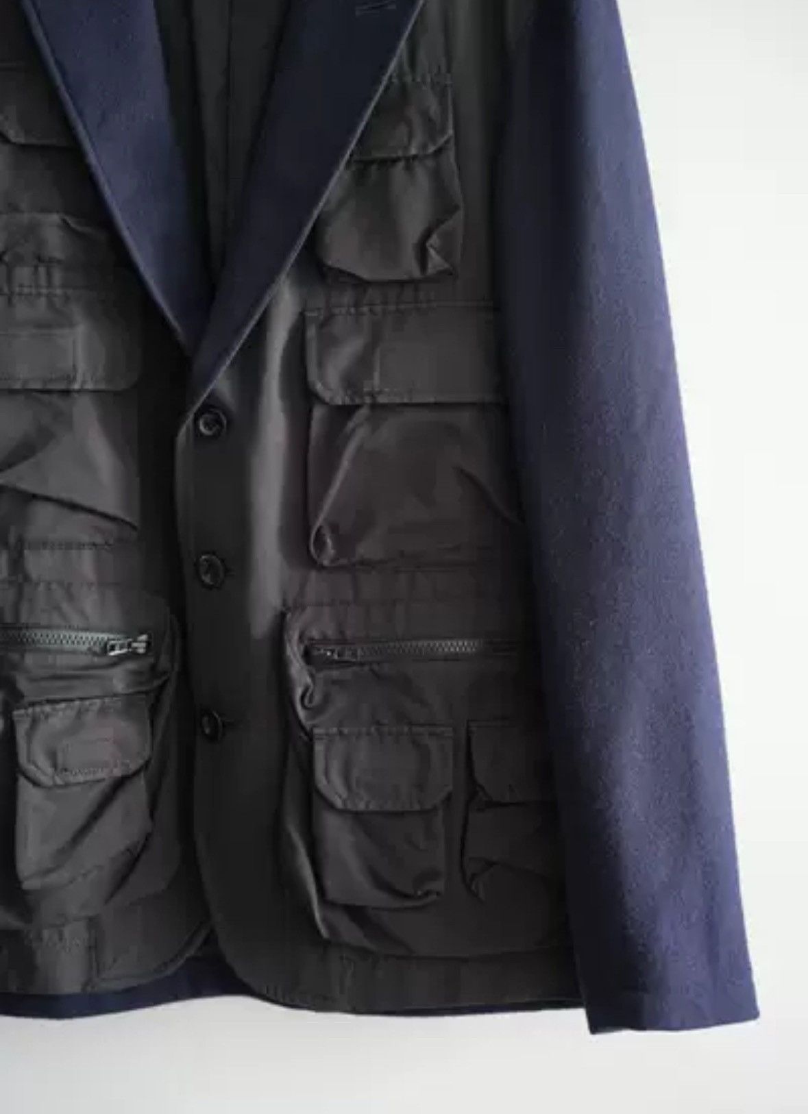 Yohji Yamamoto Yohji Yamamoto 12aw Multi Pocket Functional Suit Size US M / EU 48-50 / 2 - 5 Thumbnail