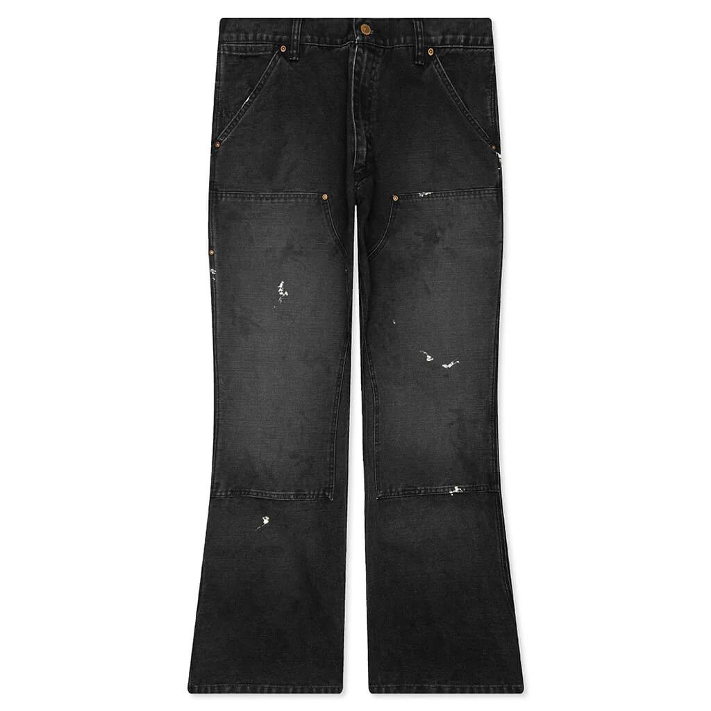 Saint Michael o1mle0326 Double Denim Knee Pants in Black Size US 36 / EU 52 - 1 Thumbnail