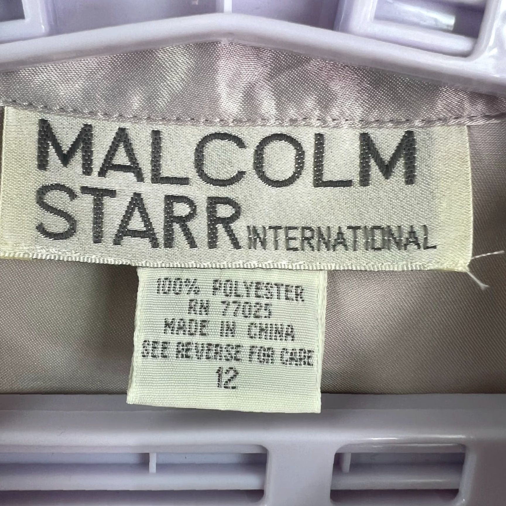 Vintage Vintage Malcom Starr Western Button Front Blouse SZ 12 Silver Satin Embellished Size XL / US 12-14 / IT 48-50 - 4 Thumbnail