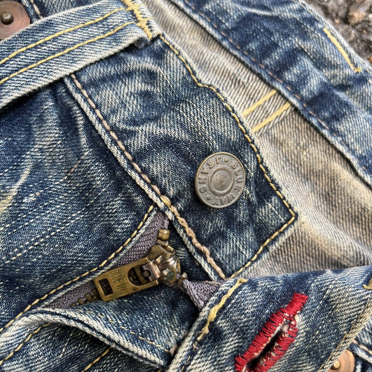 Hysteric Glamour Flared Japanese Vtg Blue Way Rusty Whiskered Mudwash Jeans Size US 30 / EU 46 - 8 Thumbnail
