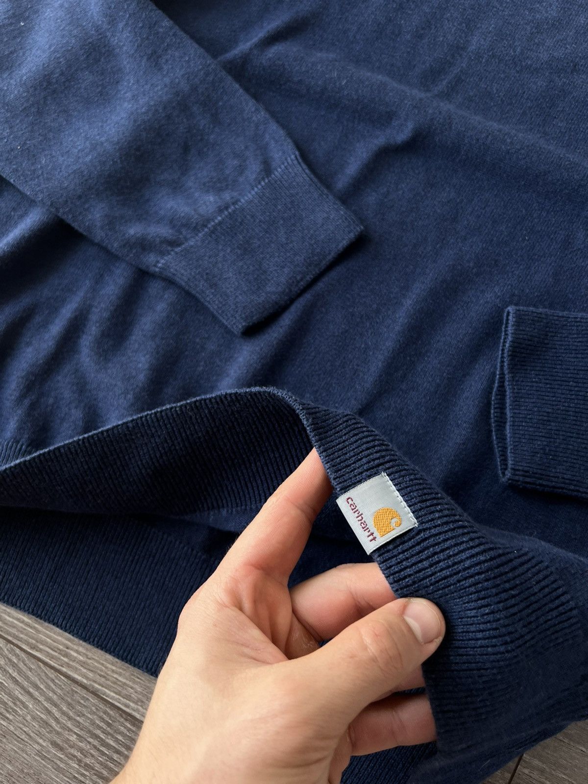 Carhartt × Carhartt Wip ‼️Carhartt Box Logo Knitwear Casual Sweater‼️ Size US S / EU 44-46 / 1 - 13 Thumbnail