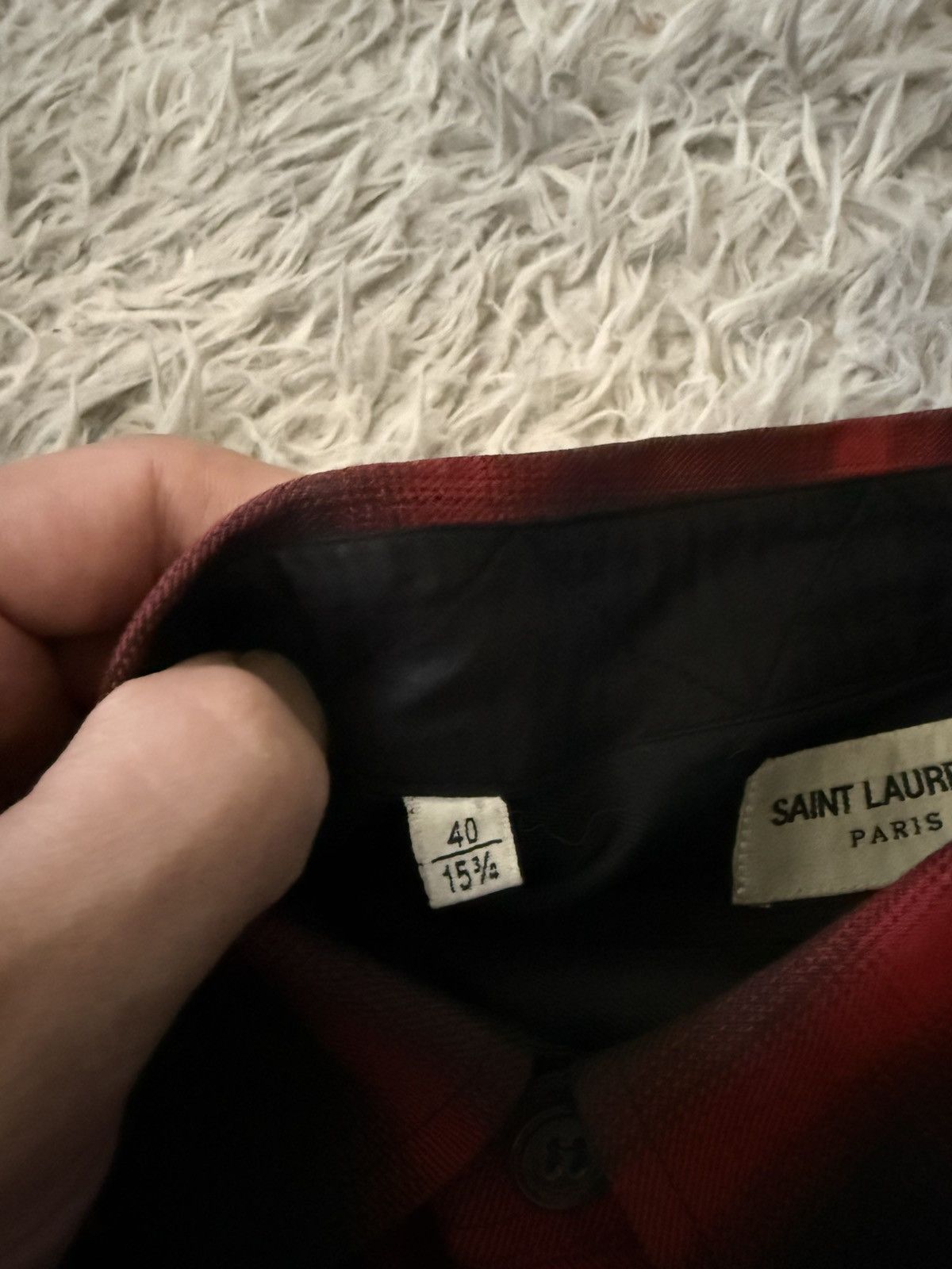 Saint Laurent Paris FW13 runway shirt Size US M / EU 48-50 / 2 - 4 Thumbnail