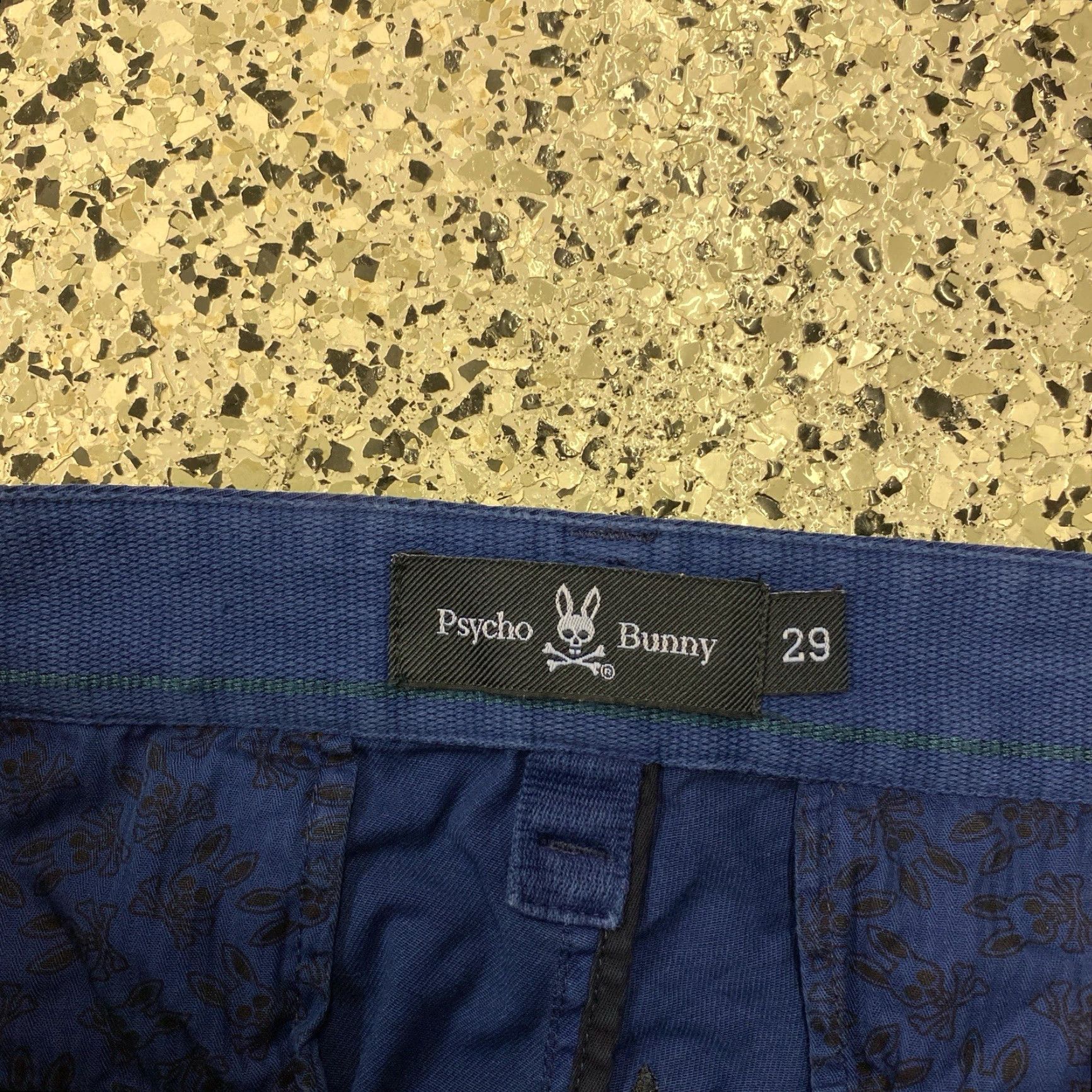 Psycho Bunny Psycho Bunny Blue Pants All Over Logo embroidery Slim Tailored Jogger Men Size US 30 / EU 46 - 3 Thumbnail
