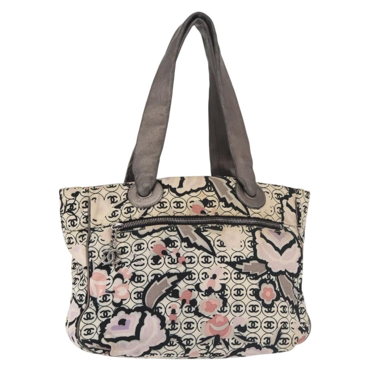 Chanel Chanel Tote Bag Canvas Multicolor Silver CC Size ONE SIZE - 1 Thumbnail