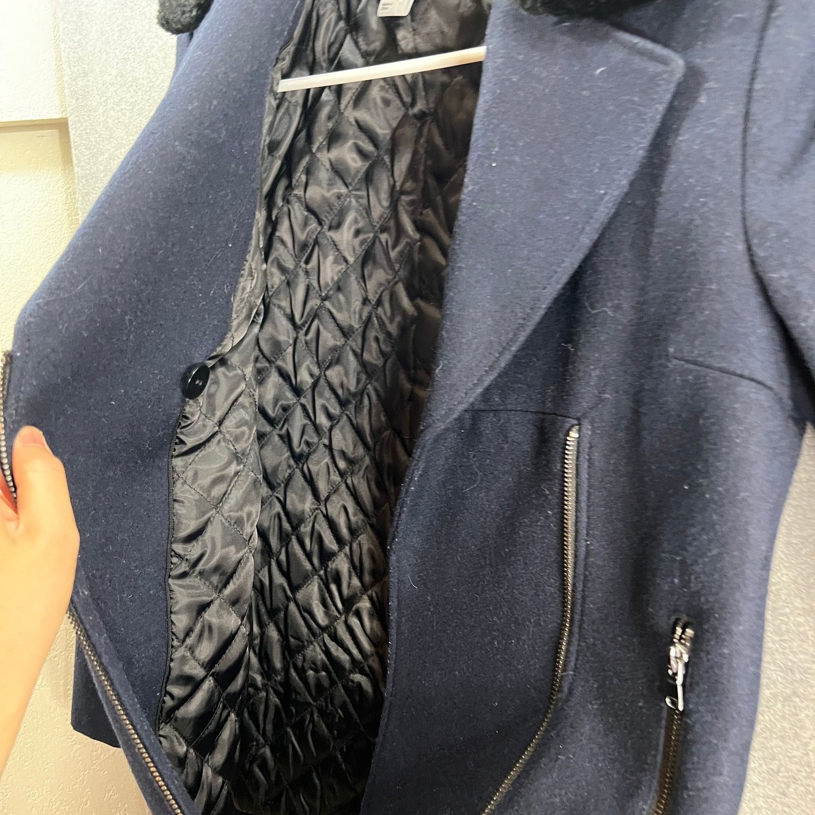 Other H&M Wool Blend Blue Jacket Women's Size 4 Size S / US 4 / IT 40 - 4 Thumbnail