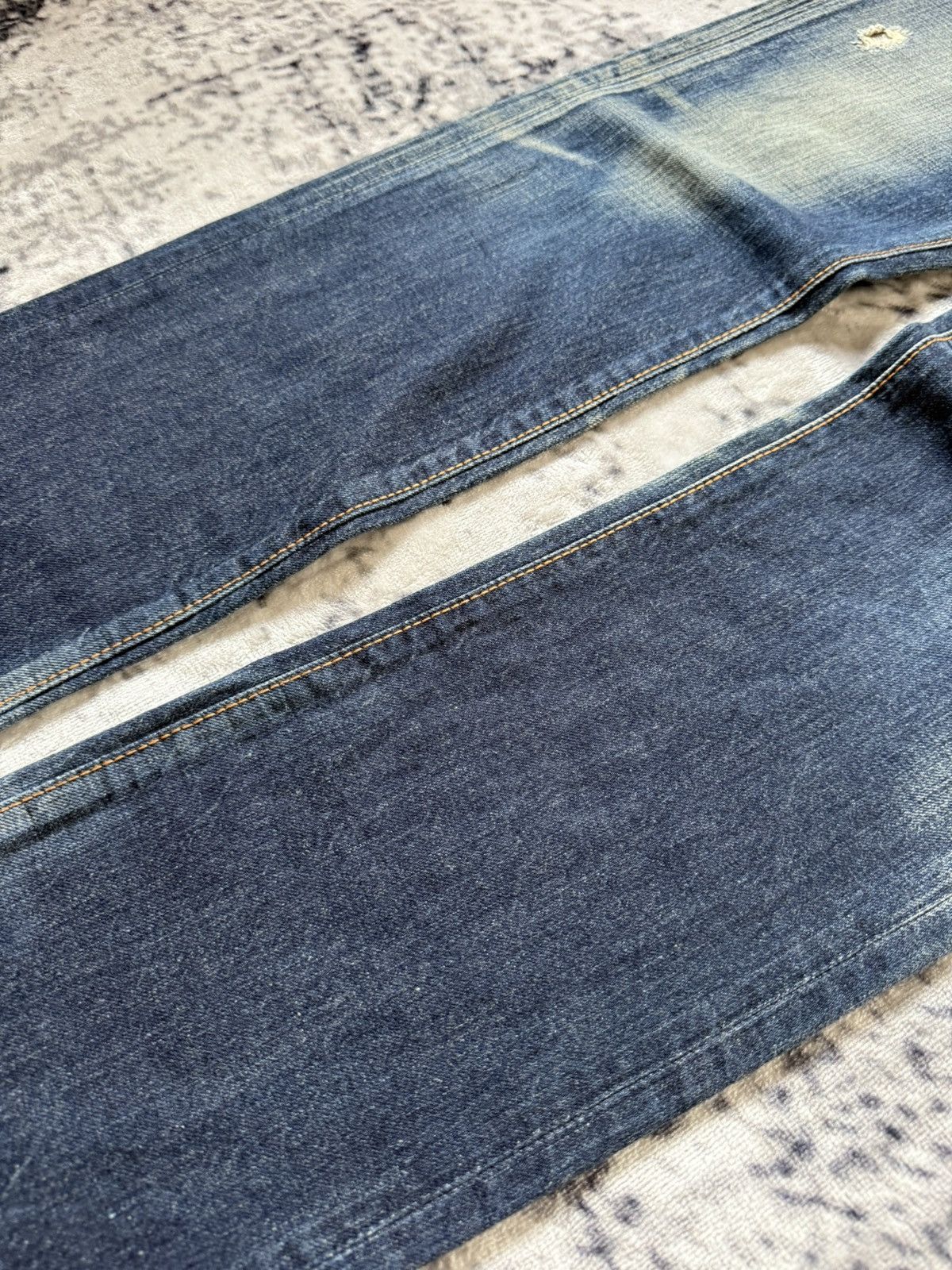 Edwin Edwin Fuga Style 503 Patina Fade Wash Whiskers Jeans Size US 28 / EU 44 - 7 Thumbnail