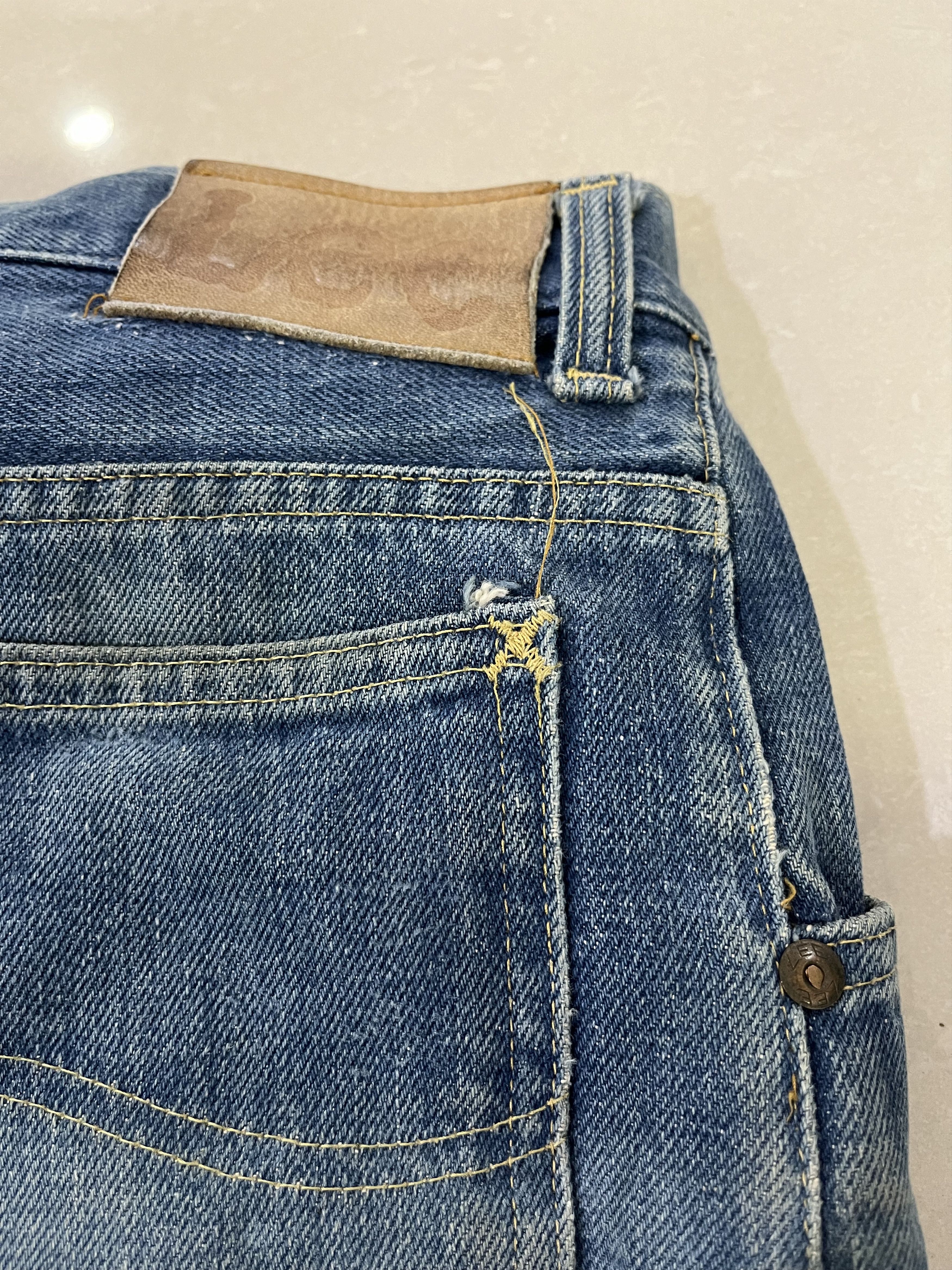 Lee Vintage 70s Lee Riders Lot 200 Model Union Made Jeans Size US 31 - 7 Thumbnail