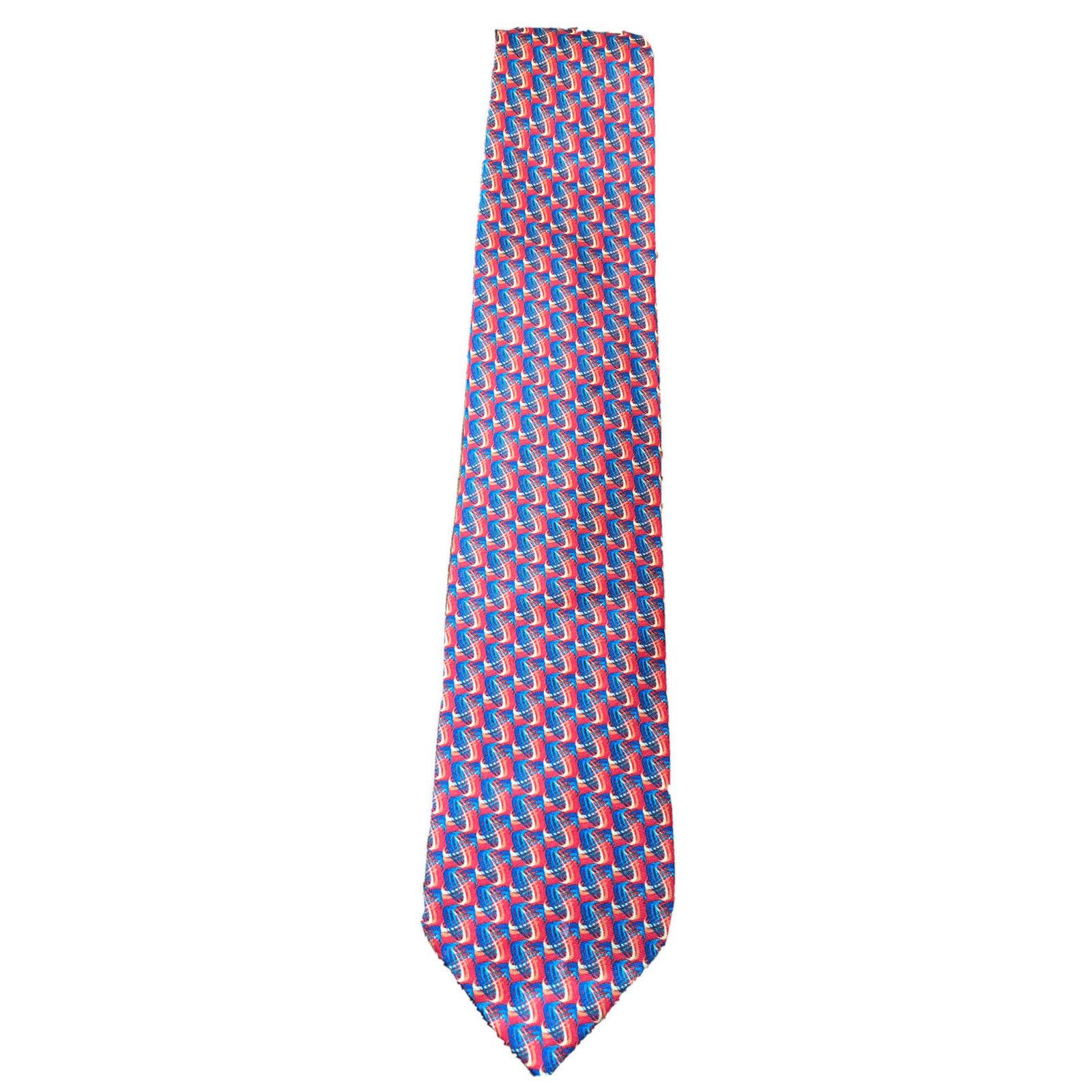 Other Rotary International 2016-17 Men’s orange blue silk necktie Size ONE SIZE - 1 Thumbnail
