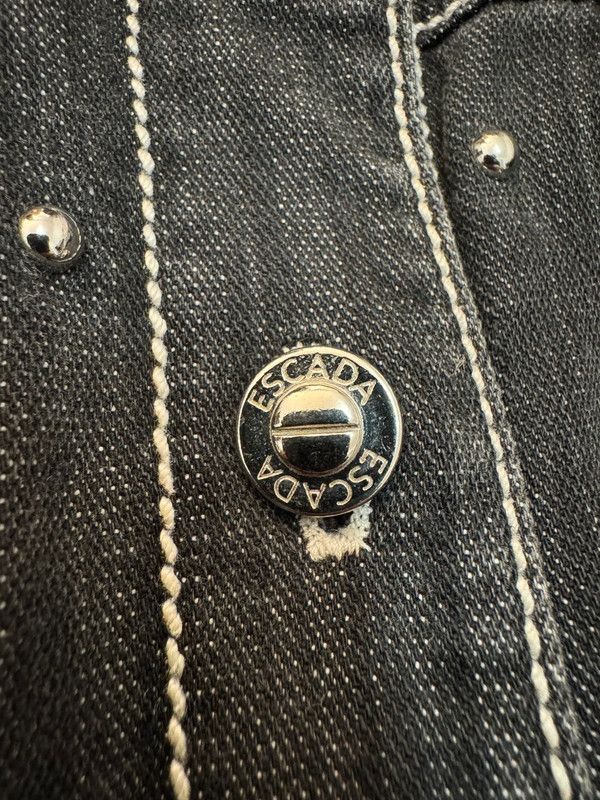 Escada Escada Denim Jeans Jacket with studs rare size 42 L XL new Size XL / US 12-14 / IT 48-50 - 8 Thumbnail