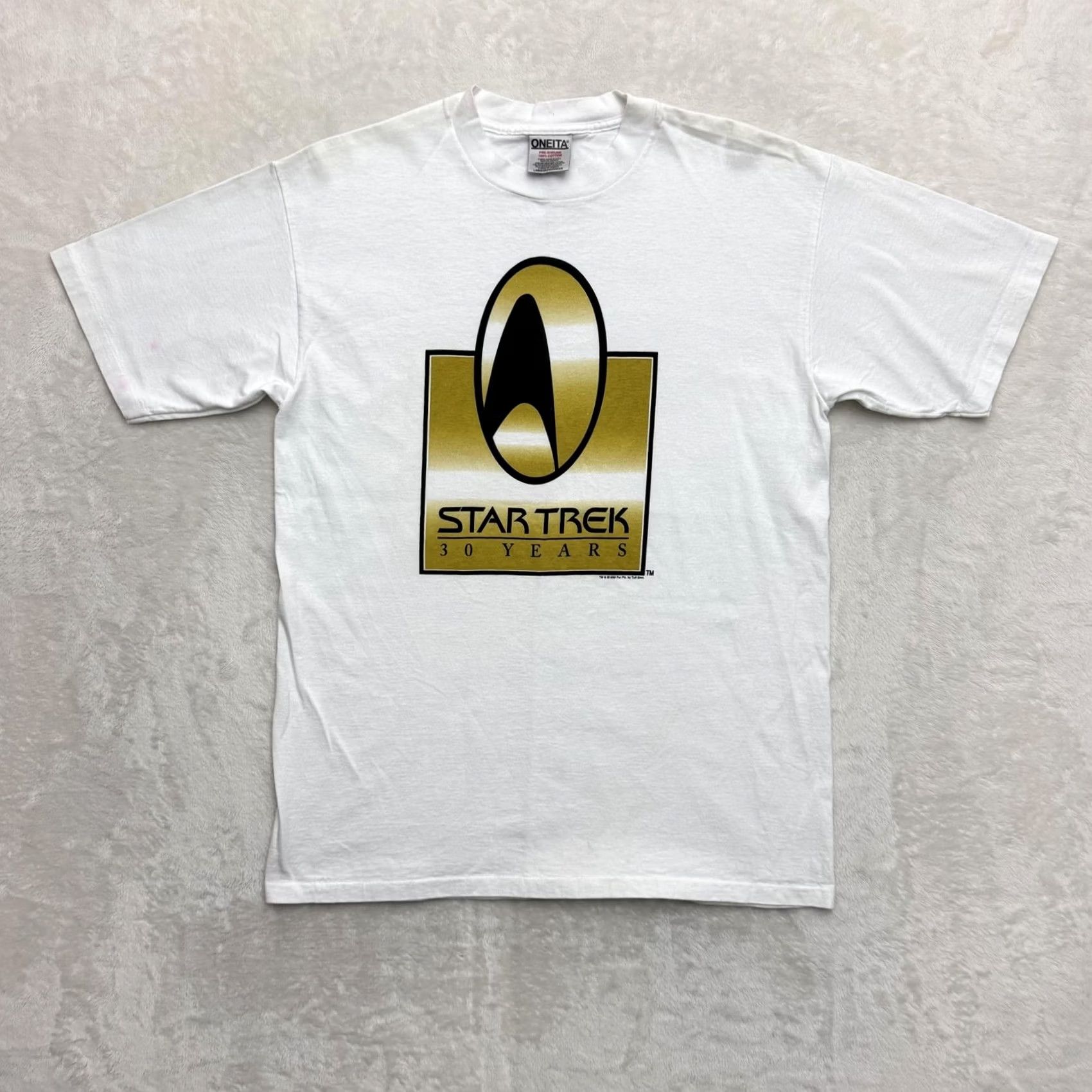 Vintage VINTAGE Oneita Star Trek Shirt Mens Large White 30 Years 1996 Graphic Tee Size US L / EU 52-54 / 3 - 2 Thumbnail