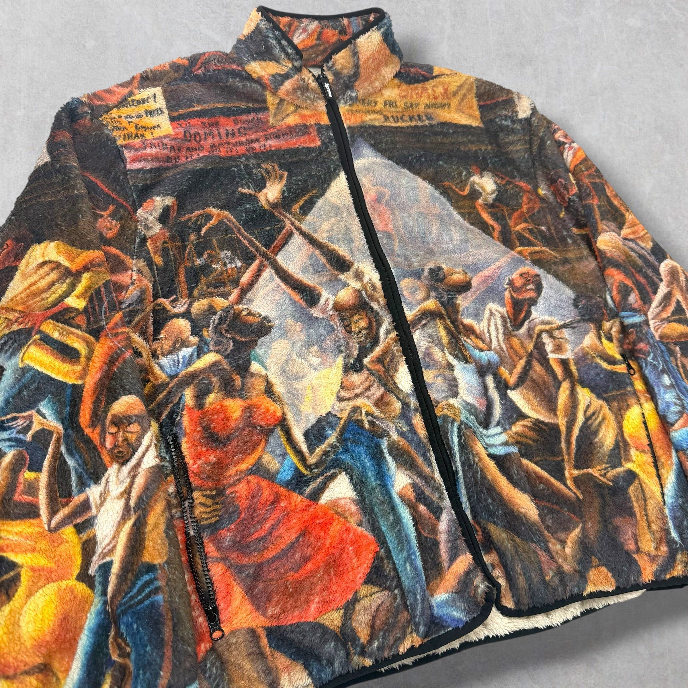 Supreme Supreme Ernie Barnes Fleece Jacket XXL Size US XXL / EU 58 / 5 - 2 Thumbnail