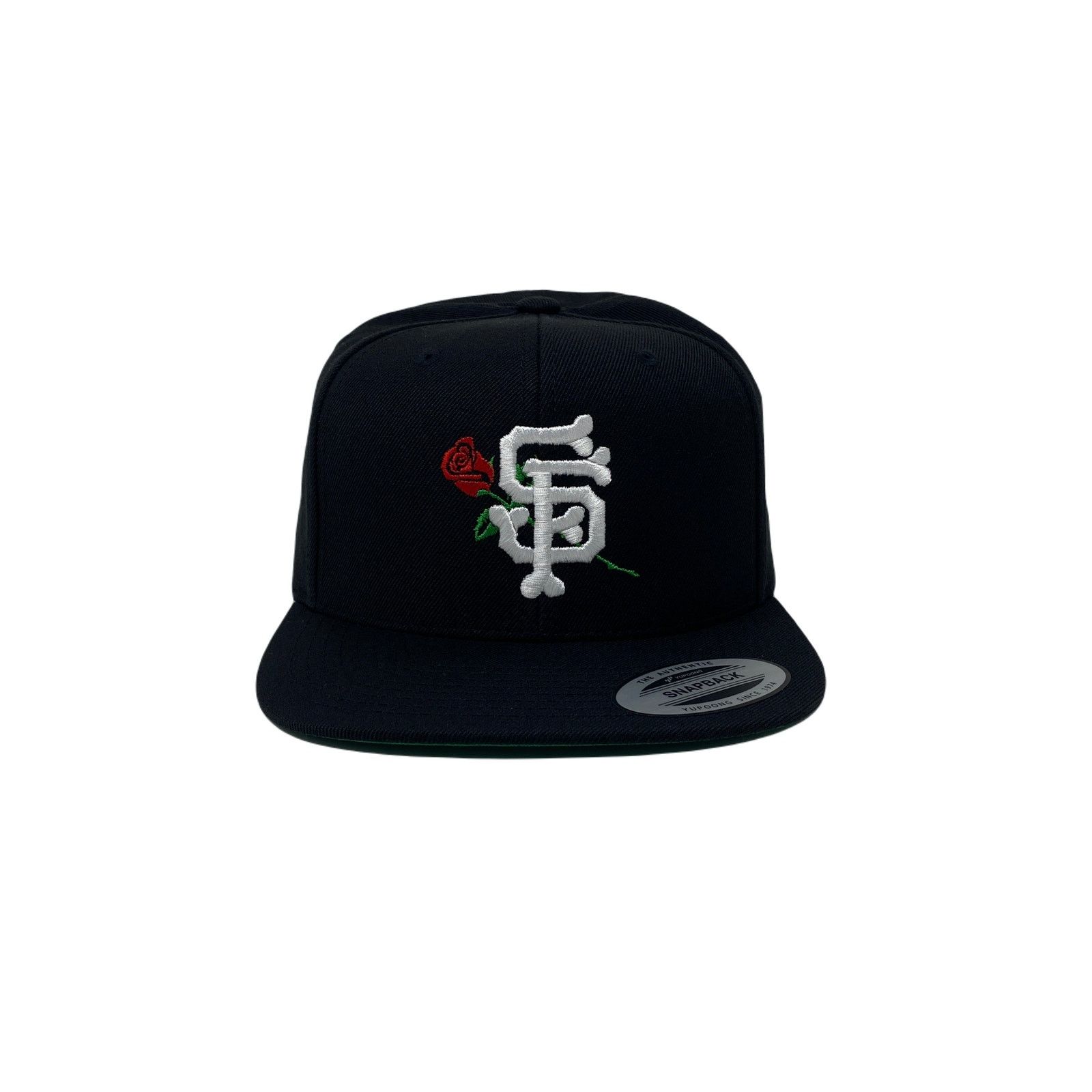 Other San Francisco SF Bone Rose Golden State Red Snapback Hat Size ONE SIZE - 2 Thumbnail