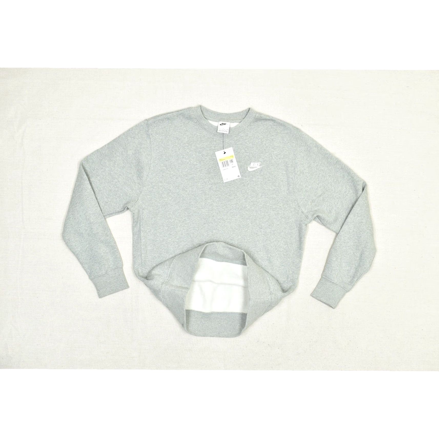 Nike Nike Men’s Regular Size S Grey Fleece Crewneck Sweatshirt Classic Pullover Size US S / EU 44-46 / 1 - 5 Thumbnail