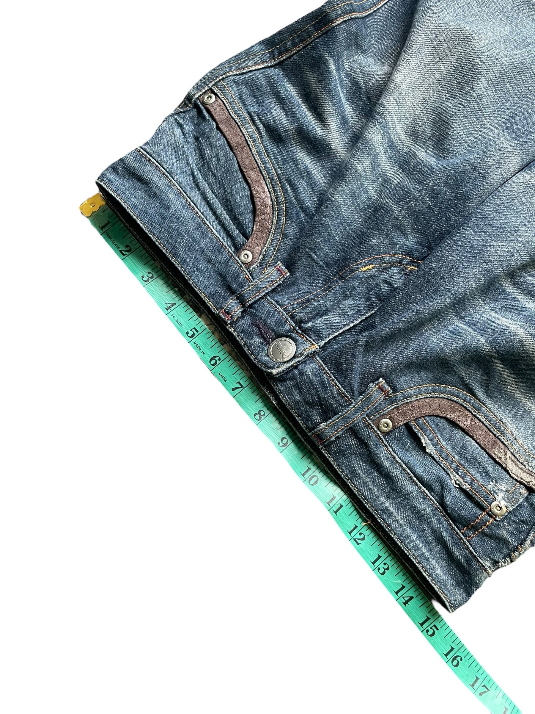 Levi's Vintage Flare Levis Perfect Body Distresed Denim Size 30" / US 8 / IT 44 - 8 Thumbnail