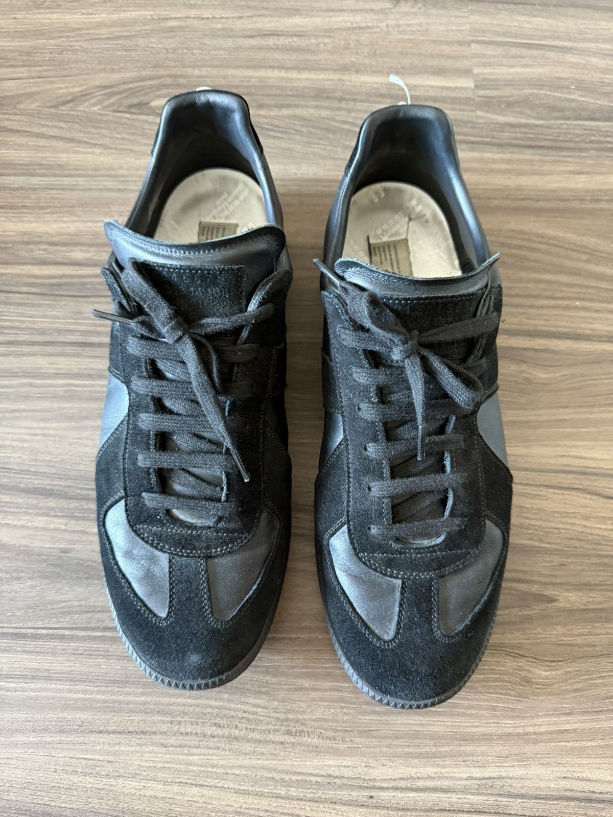 Maison Margiela MMM Margiela Black German Army Trainers 43