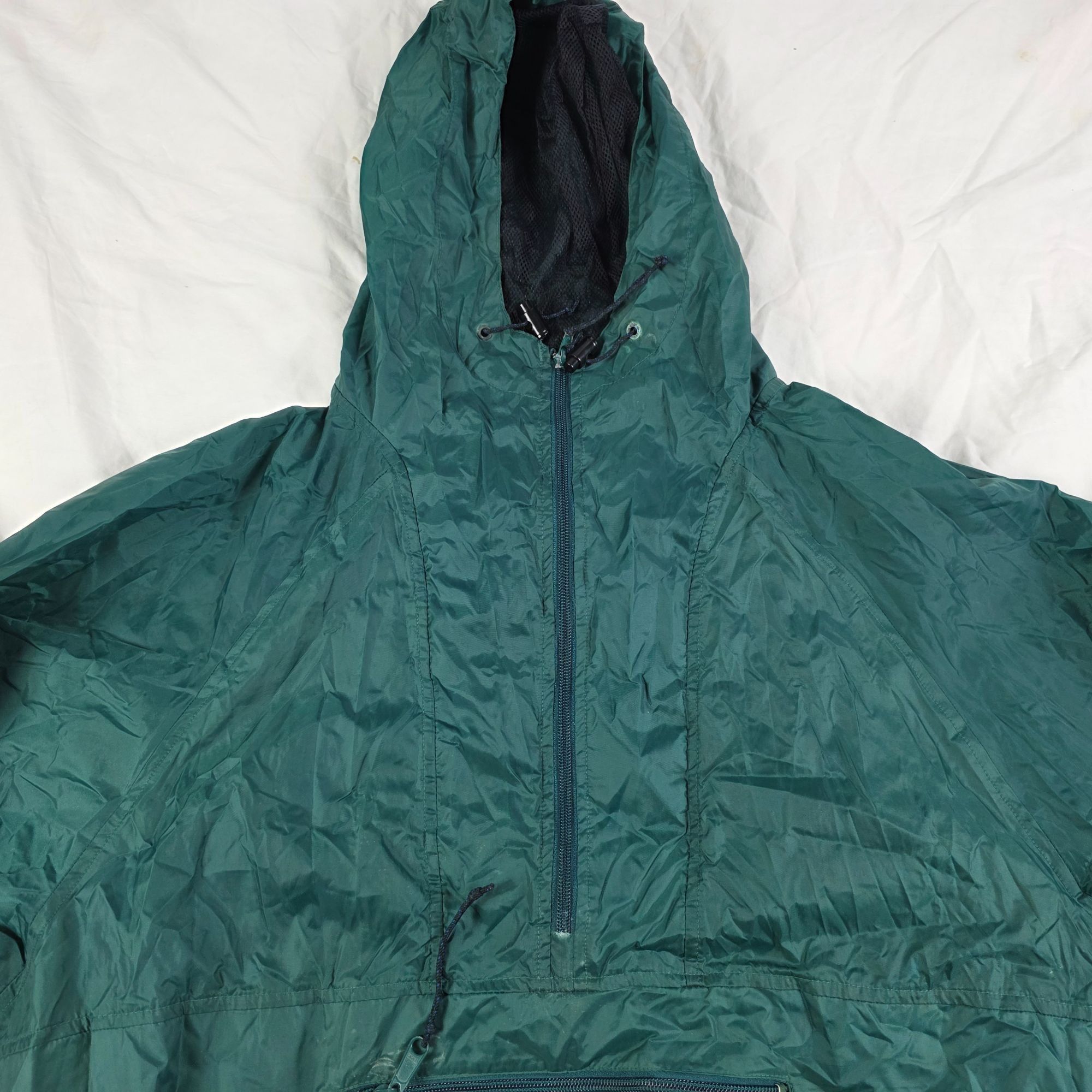 Rei Vintage REI Mens Large Green Anorak Nylon Pullover Hooded Ja Size US L / EU 52-54 / 3 - 3 Thumbnail