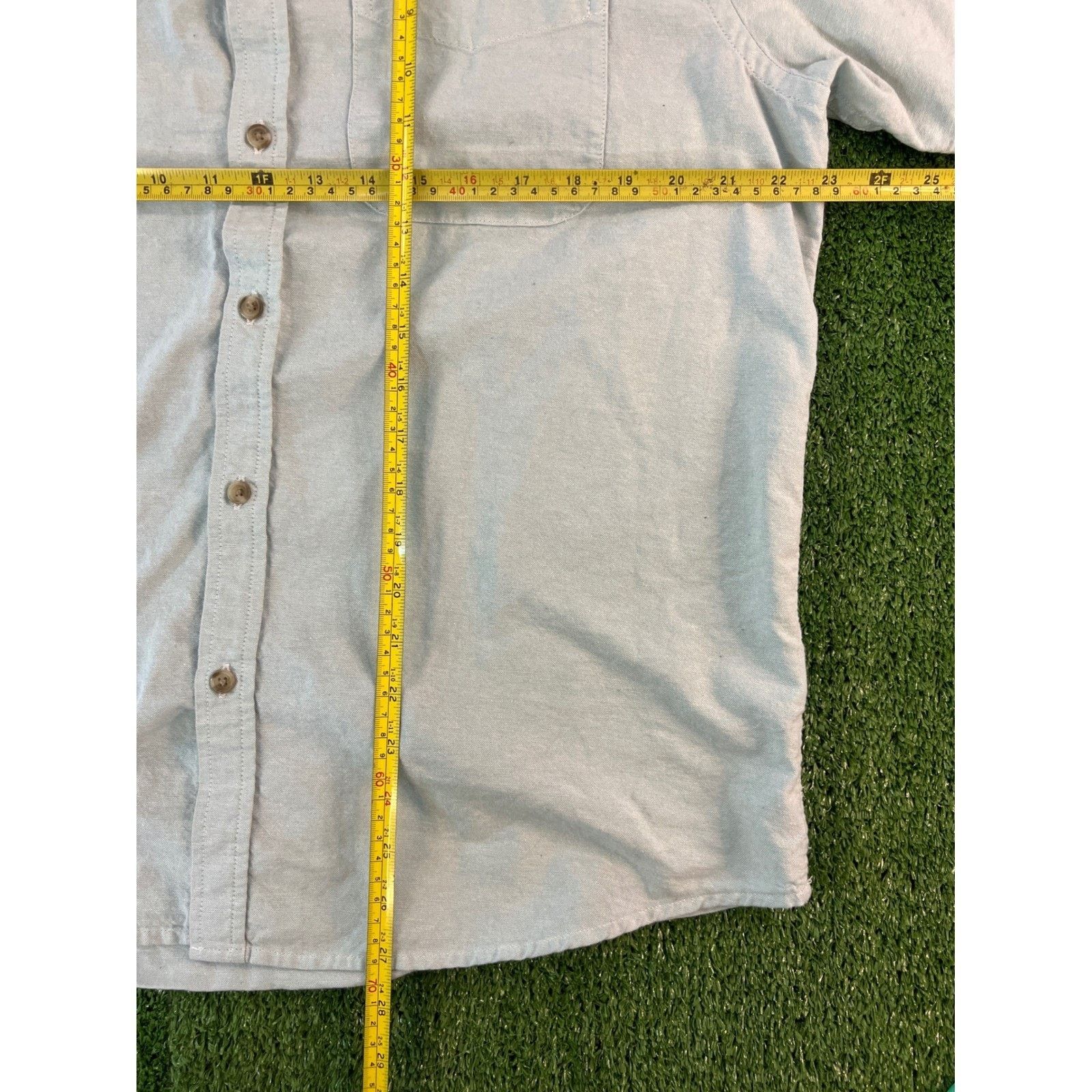 Old Navy Old Navy Mens Everyday Shirt Large Mint Green Size US L / EU 52-54 / 3 - 4 Thumbnail