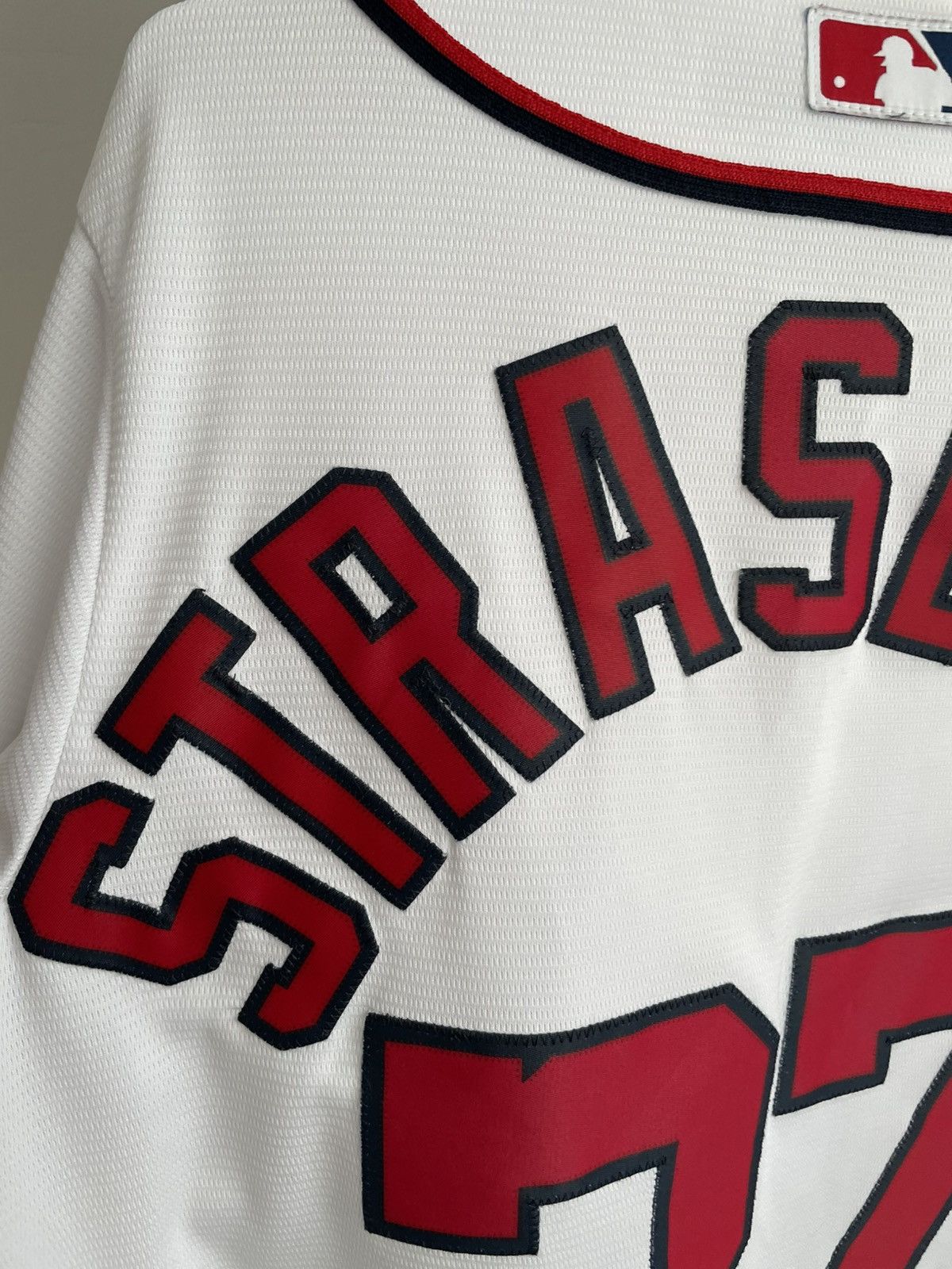 Majestic MLB Baseball Washington Nationals Cotton Shirt #37 Strasburg Size US L / EU 52-54 / 3 - 6 Thumbnail